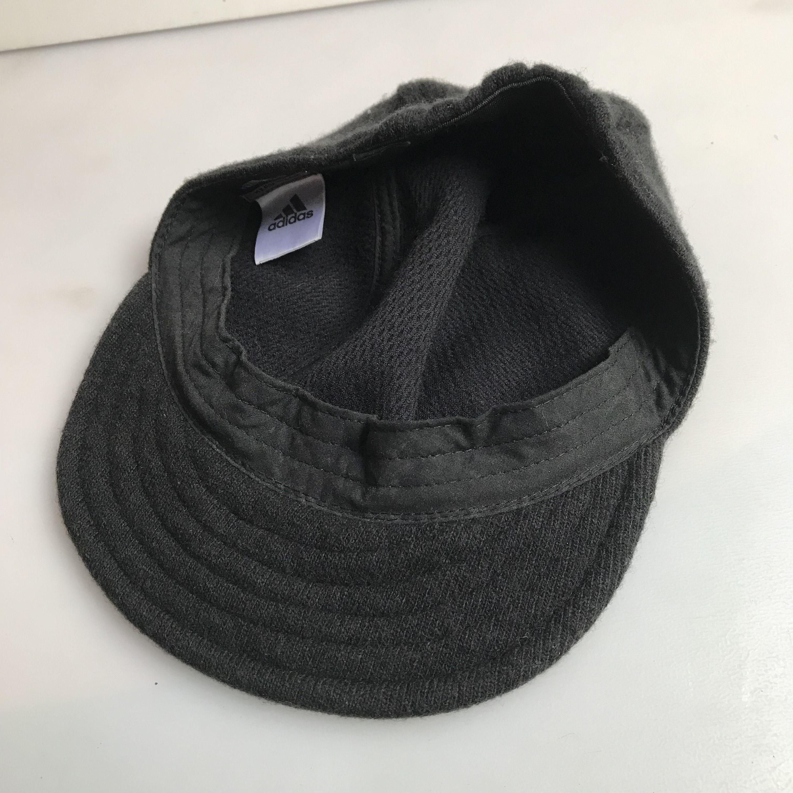 Adidas Adidas Performance Black wool Towel Cap Run Bike Cap Size ONE SIZE - 6 Thumbnail