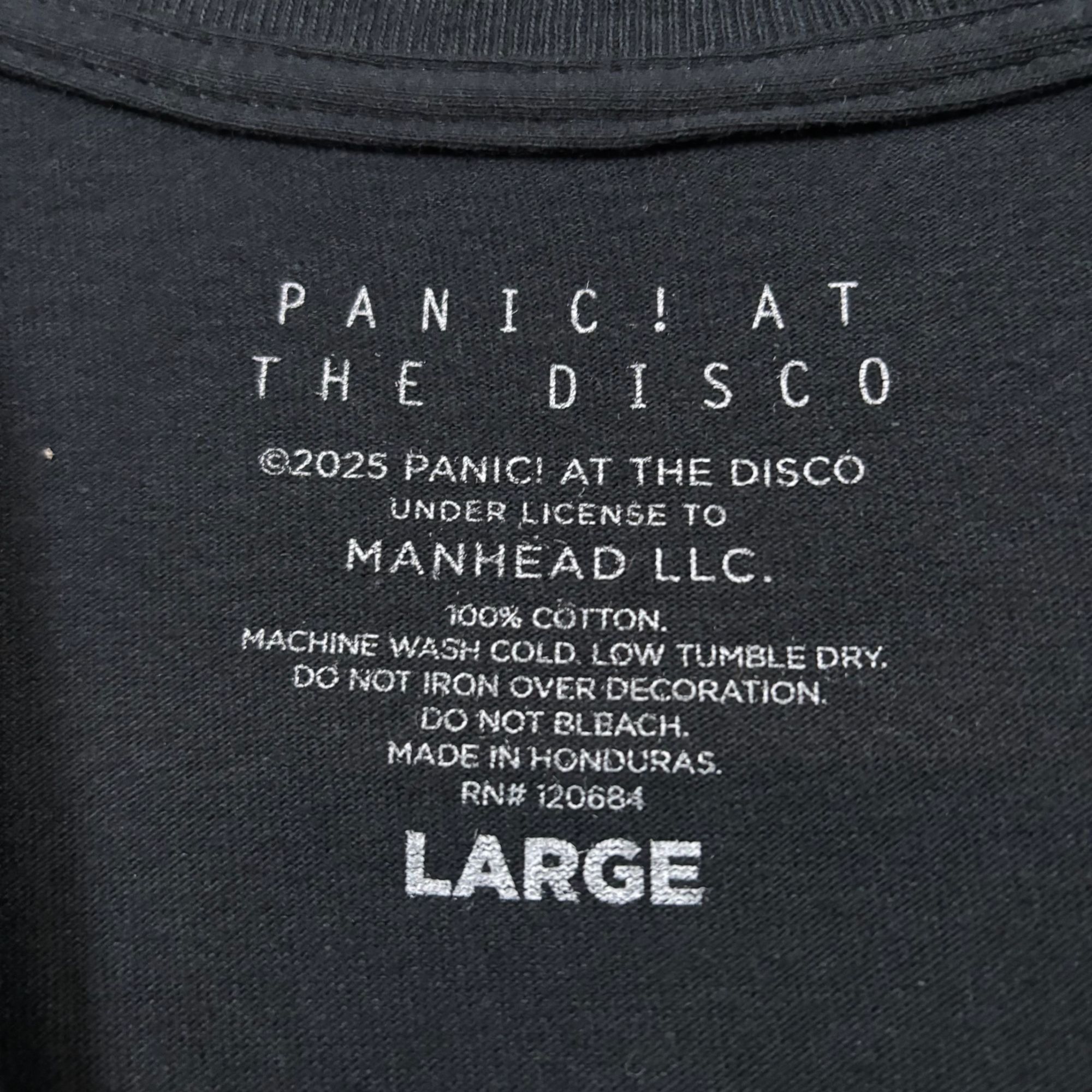 Band Tees Panic at the Disco A Fever You Cant Sweat Out Album Tee L Size US L / EU 52-54 / 3 - 4 Thumbnail