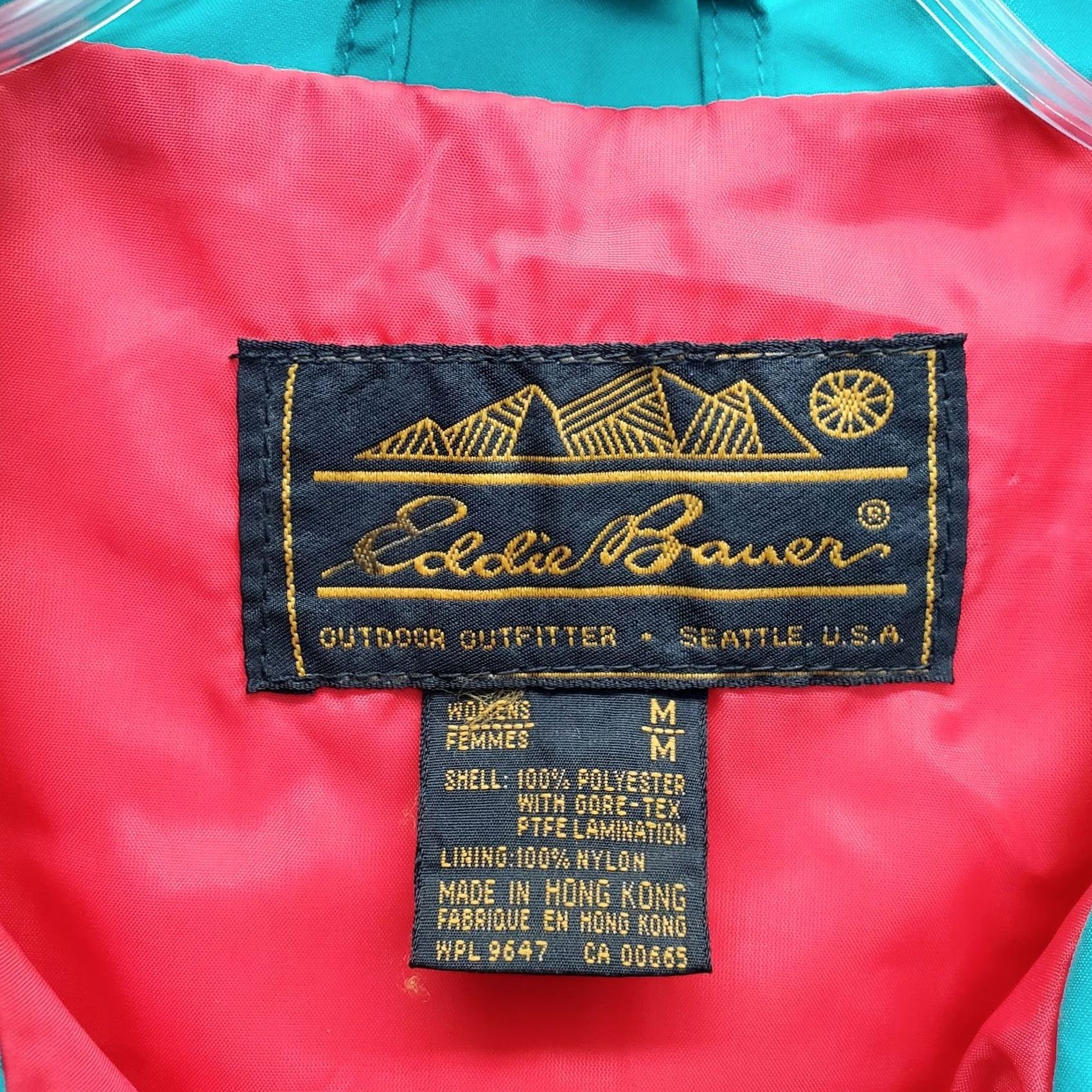 Eddie Bauer Eddie Bauer Rain Jacket Womens Size M Multicolor Outdoor Half Zip Ribbed Cuff & Hem Jacket Size M / US 6-8 / IT 42-44 - 5 Thumbnail