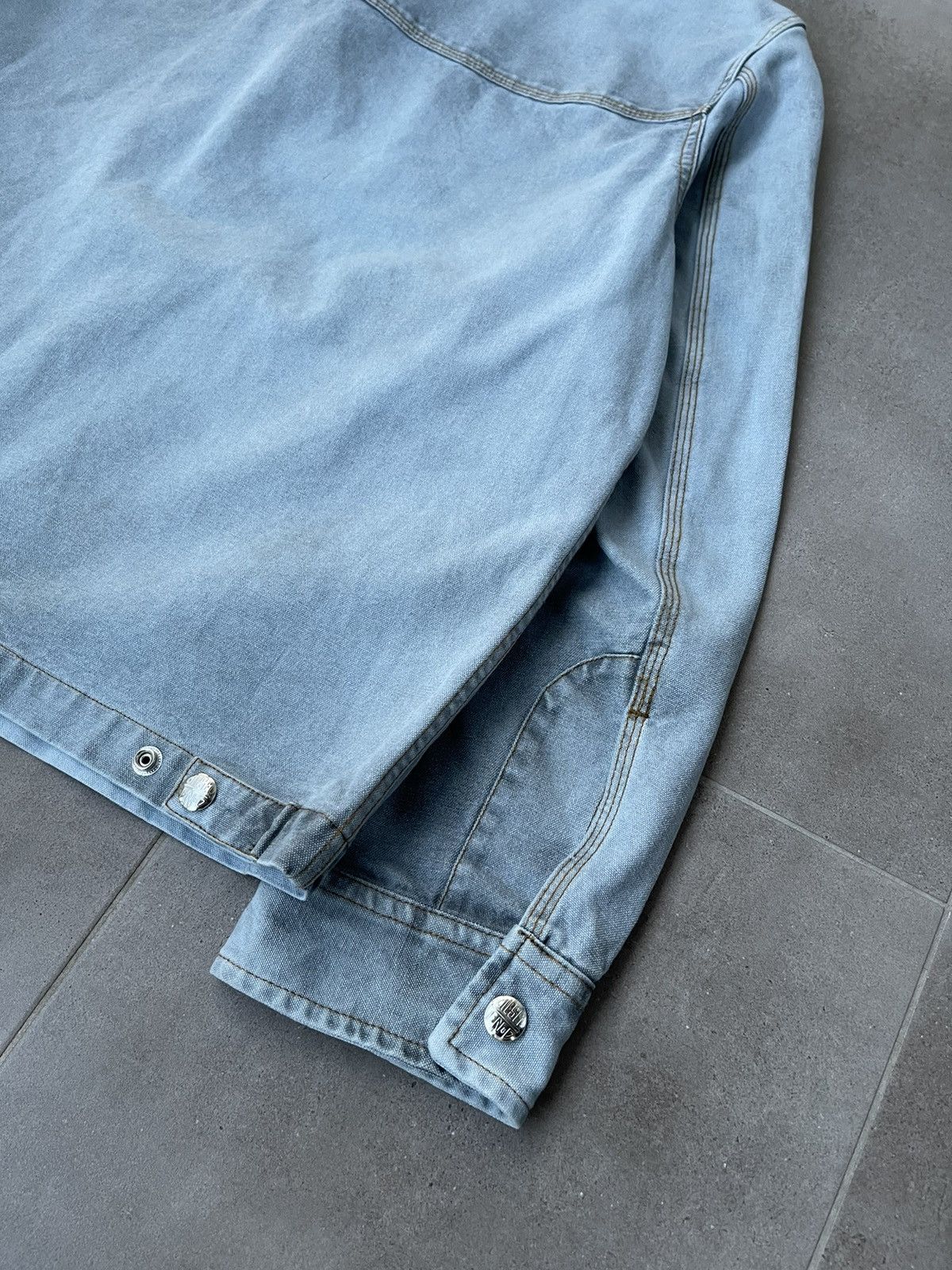 Diesel !DS! SS23 Diesel J-Chart Treated Canvas Indigo Denim Jacket Size US M / EU 48-50 / 2 - 17 Thumbnail