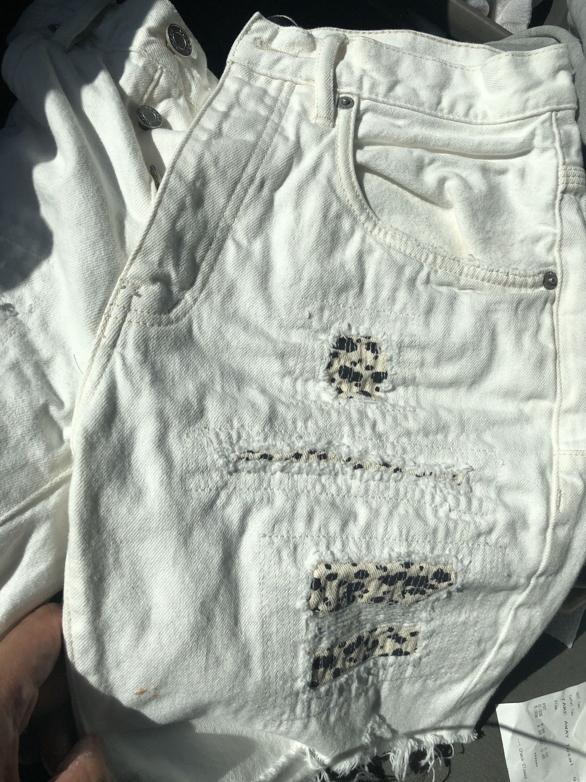 Bravest Studios × Eric Emanuel × Purple Brand Purple brand denim cheetah print shorts Size US 32 / EU 48 - 3 Thumbnail