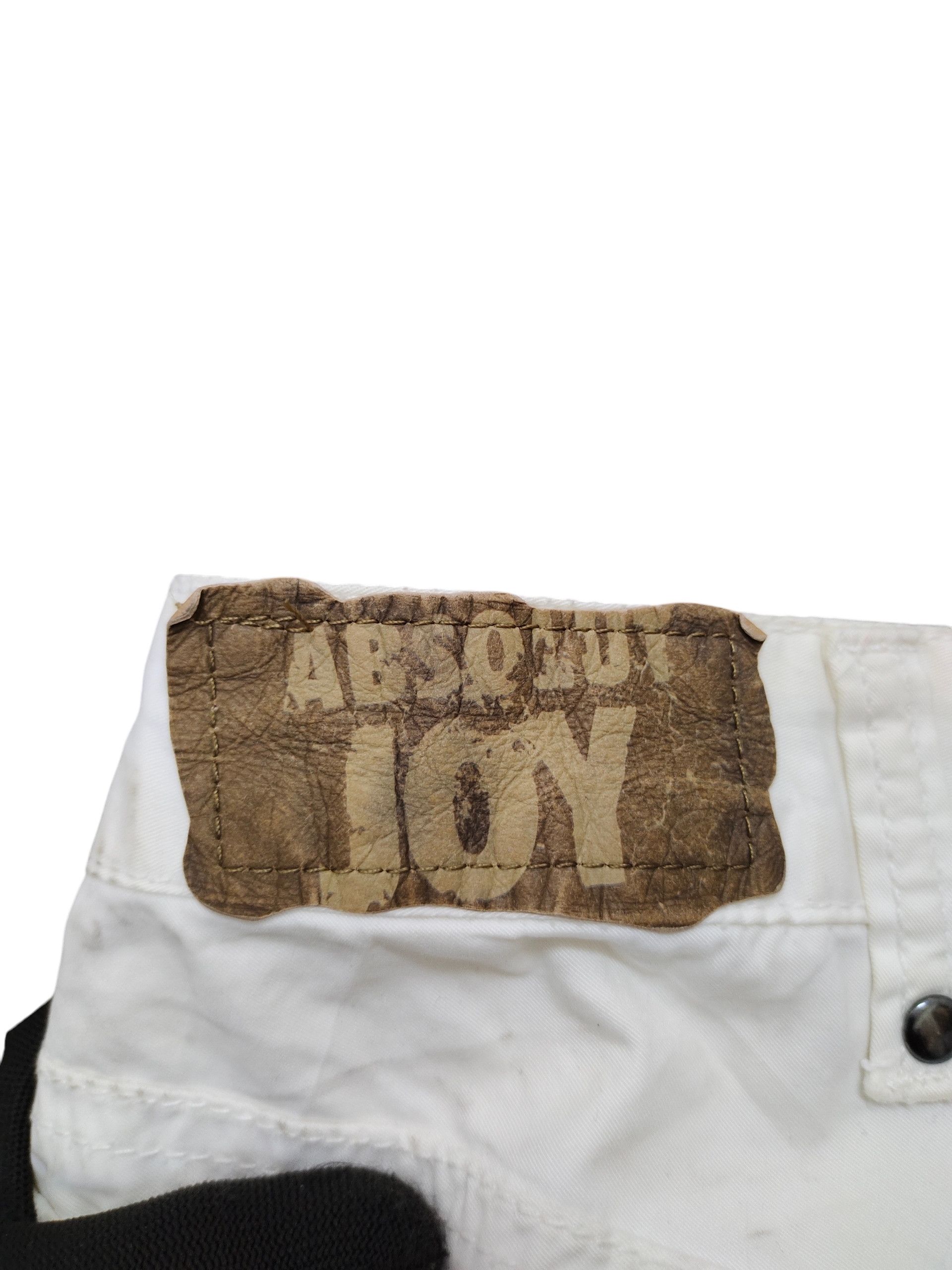 Absolut Joy Absolut Joy Einstein Asymmetric Cut White Zipper Pants Size US 30 / EU 46 - 10 Thumbnail