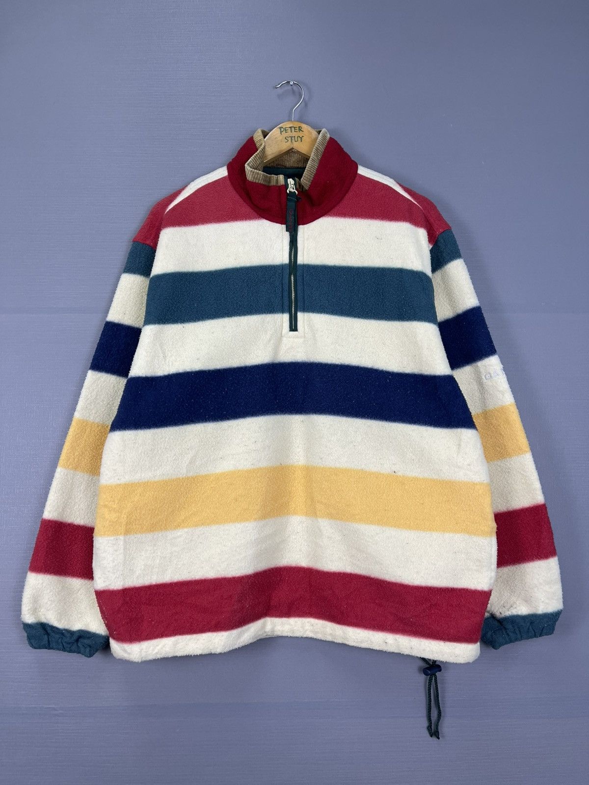 Gant × Vintage Vintage Gant Fleece Anorak Size US M / EU 48-50 / 2 - 1 Thumbnail