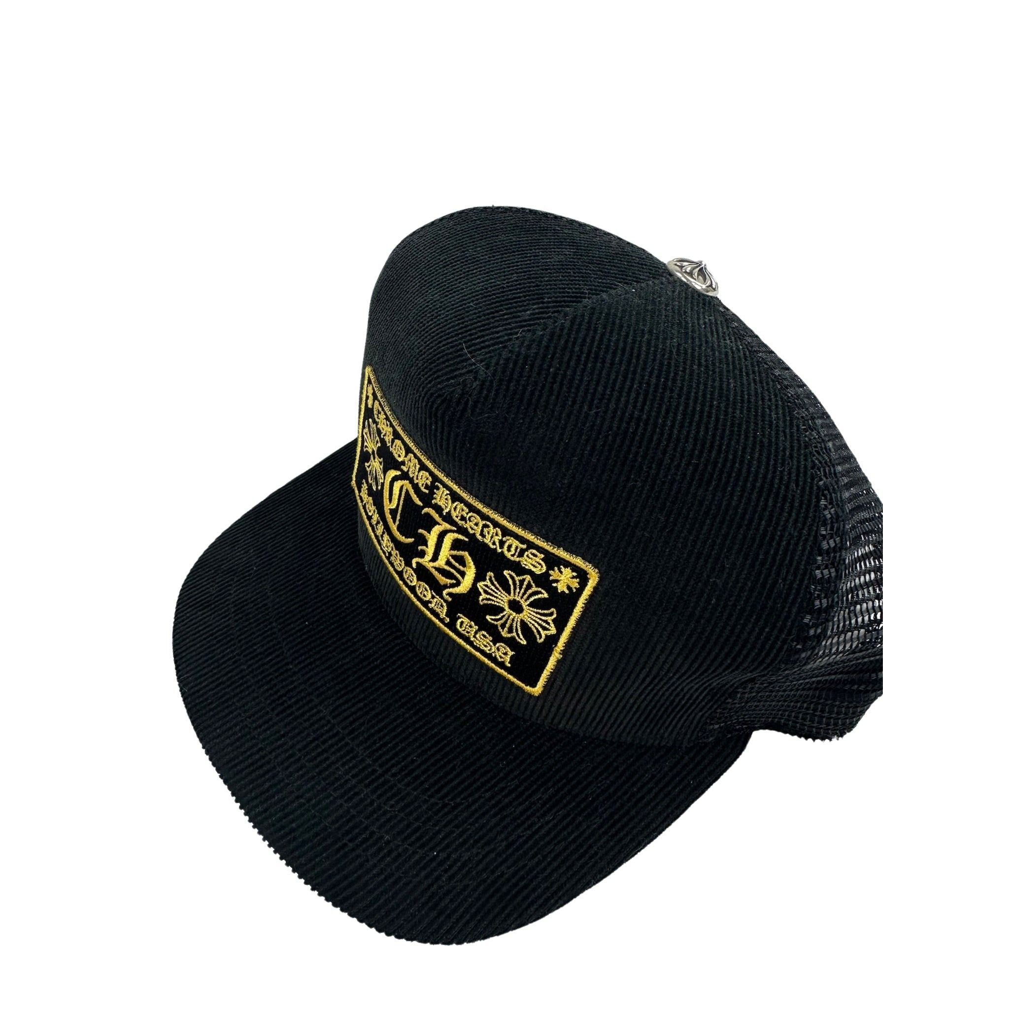 Chrome Hearts CH Corduroy Trucker Hat Size ONE SIZE - 8 Thumbnail