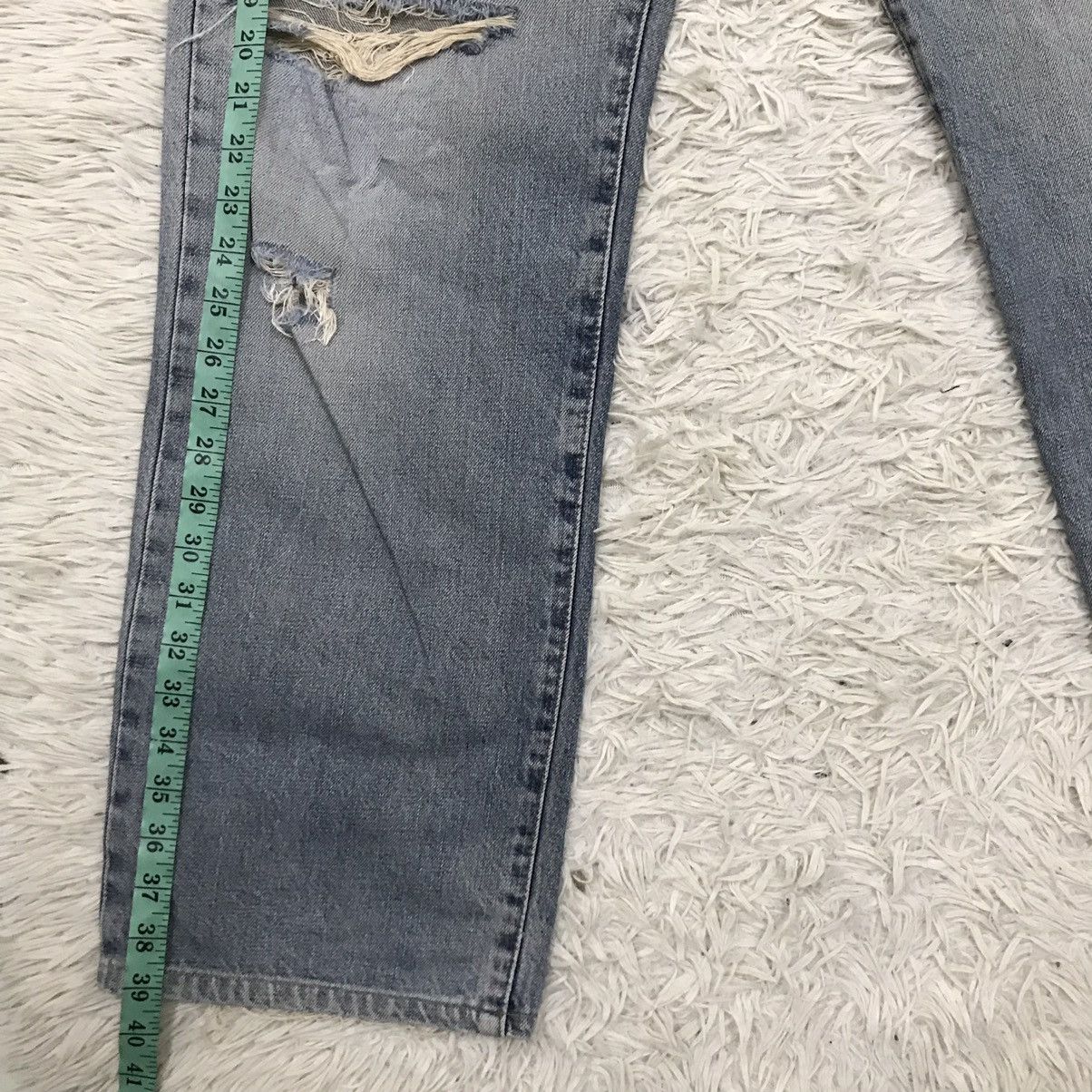 Vintage Vintage Wrangler M1701 Redline Selvedge Distressed Denim Size US 29 - 20 Thumbnail