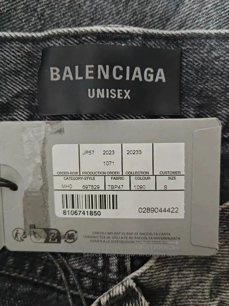 Balenciaga Balenciaga Lost Tape Flared Jeans. Size US 26 / EU 42 - 4 Thumbnail