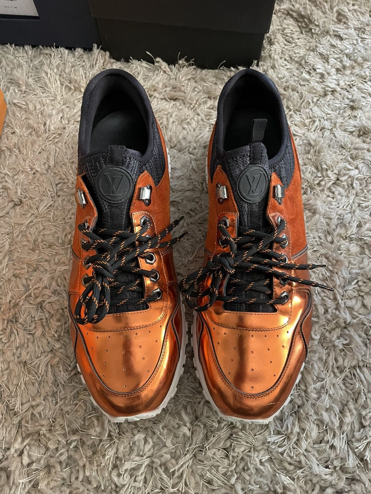 Louis Vuitton Louie Vuitton Runway Sneaker Orange Size US 10 / EU 43 - 5 Thumbnail