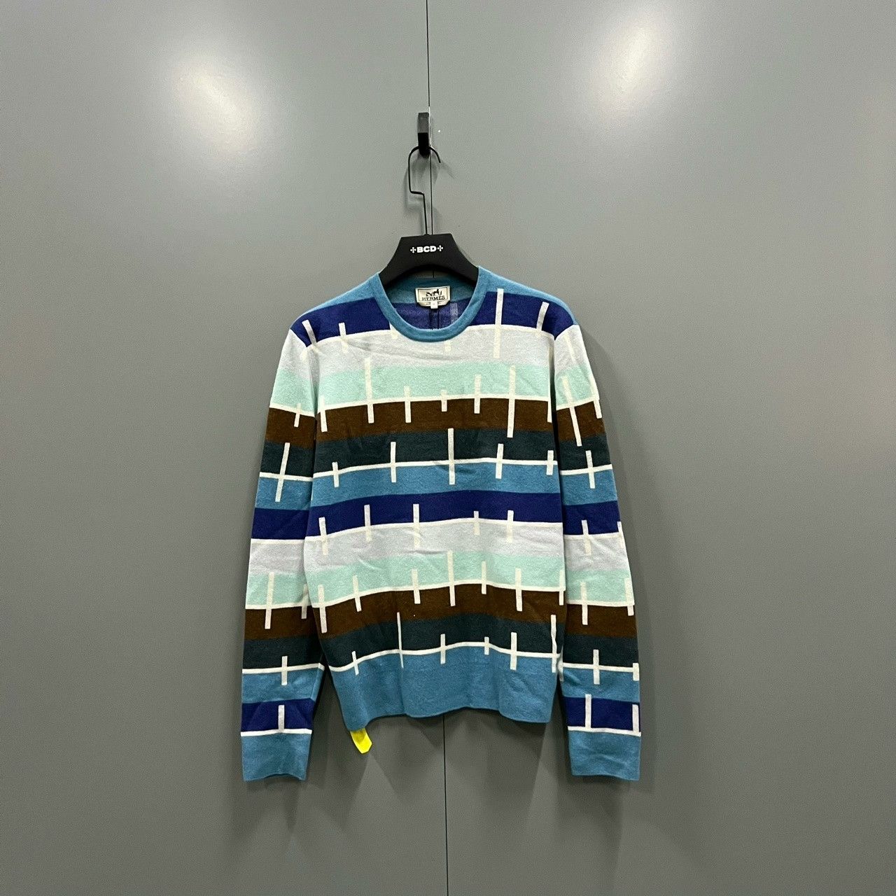Hermes Hermes Geometric Print Knit Sweater Size US M / EU 48-50 / 2 - 1 Thumbnail