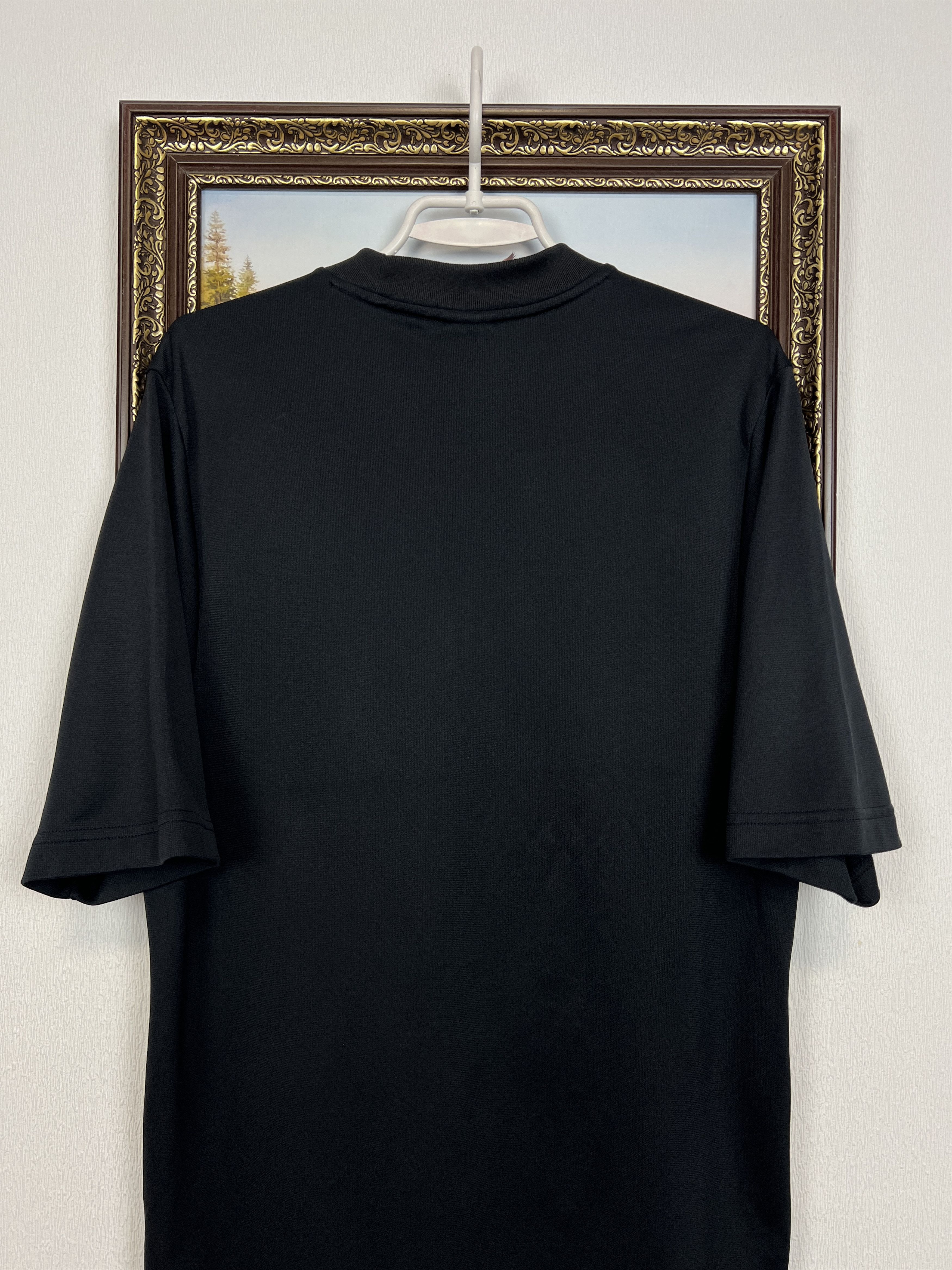 Nike Vintage Nike Football Template Big Logo Shirt Black Size US L / EU 52-54 / 3 - 11 Thumbnail