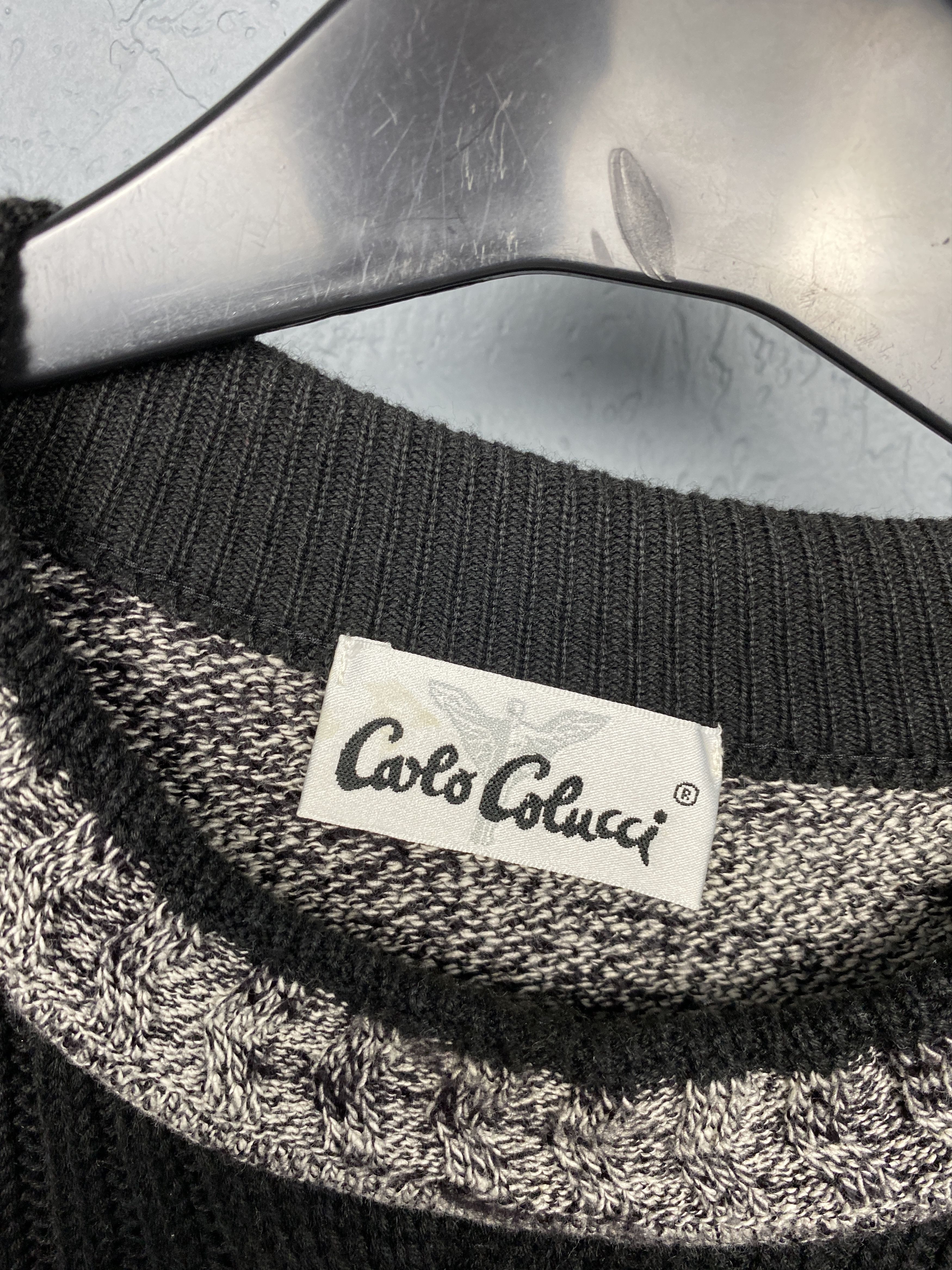 Carlo Colucci × Vintage Carlo Colucci Vintage Mens Knit Sweater Coogi style Size US XL / EU 56 / 4 - 3 Thumbnail