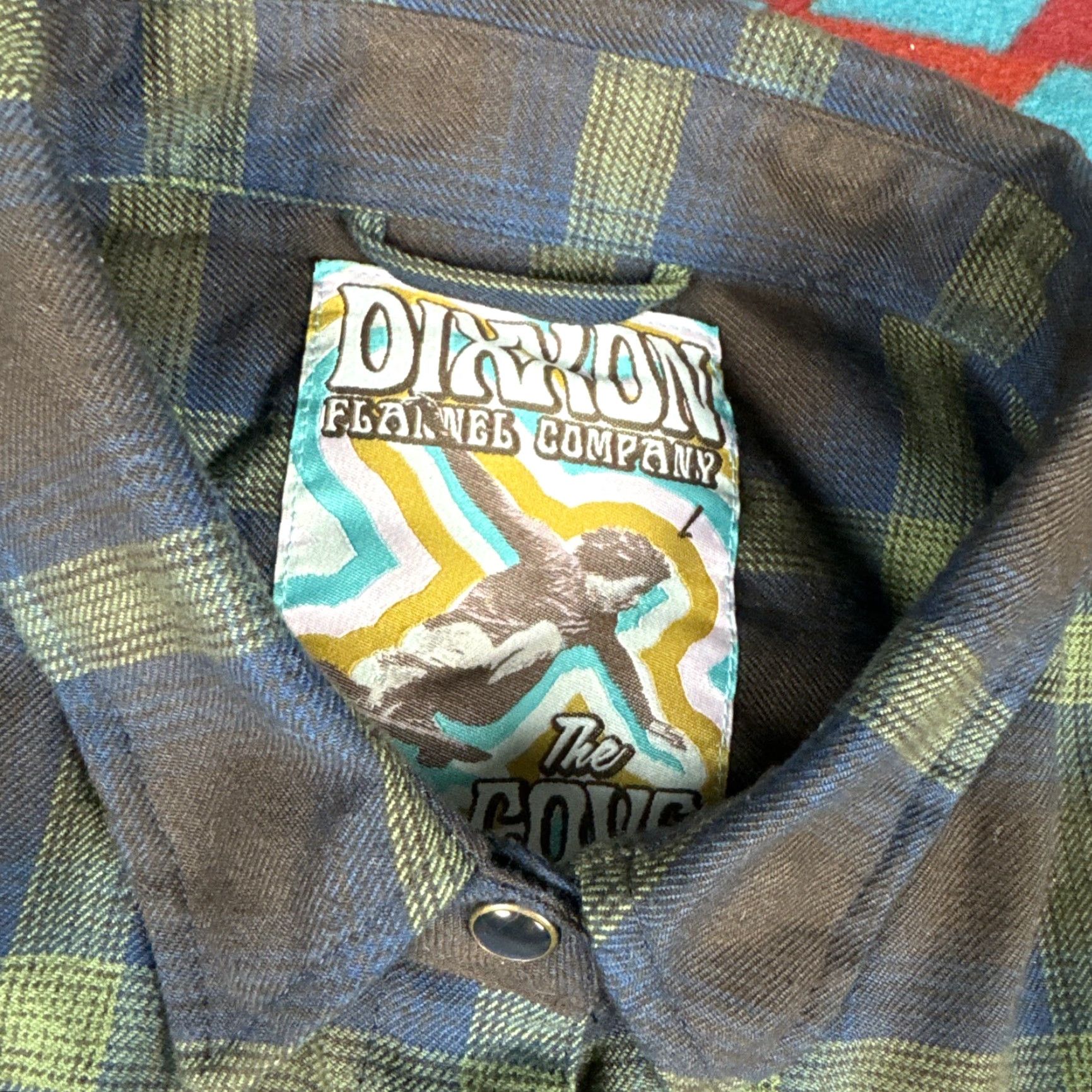 CO Dixxon Flannel Co The Cove Plaid Snap Button Long Sleeve Shirt L Mens Multicolor Flannel Shirt Size US L / EU 52-54 / 3 - 4 Thumbnail