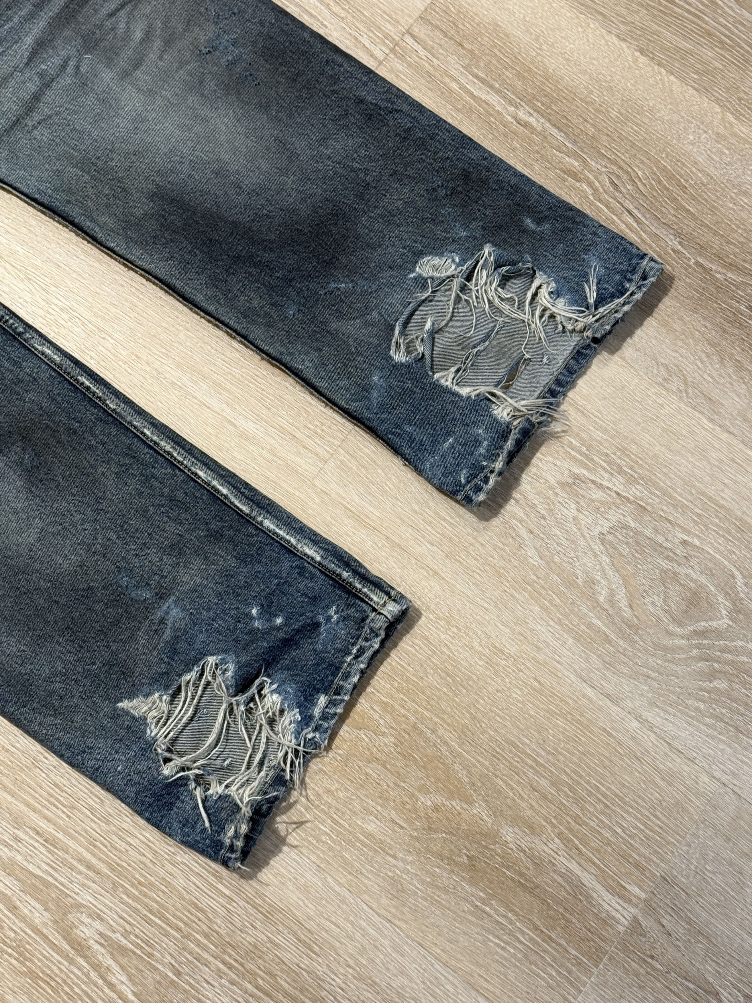 Balenciaga Balenciaga SS23 “Mud Show” Oil Spill Straight Cut Denim Size US 32 / EU 48 - 8 Thumbnail