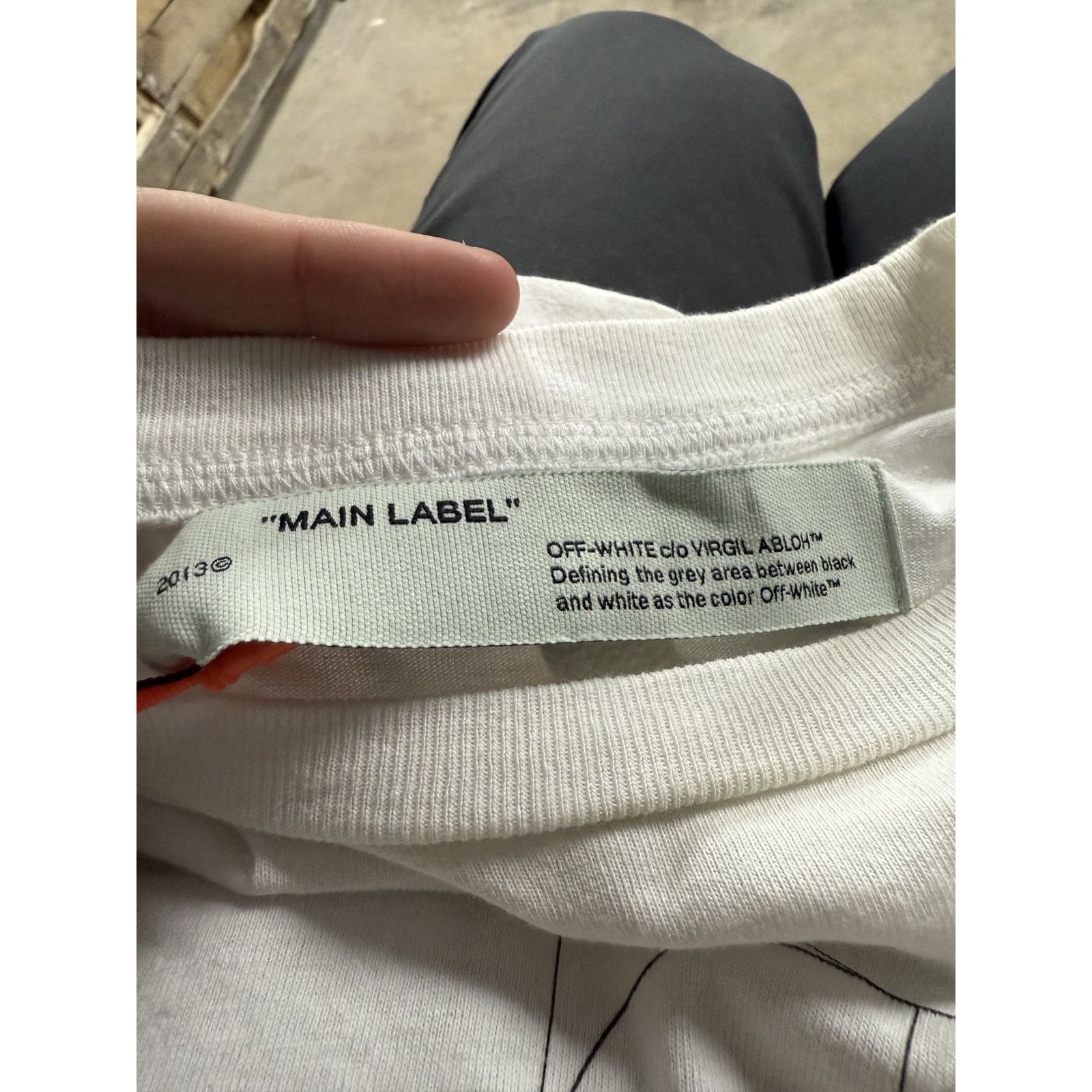 Off-White Off White LS White Black Used XXS Size US XXS / EU 40 - 3 Thumbnail
