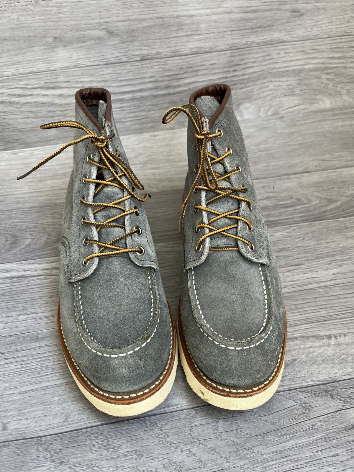 Red Wing Rare Red wing x moc-toe slate blue suede boots size 9 D Size US 9 / EU 42 - 10 Thumbnail