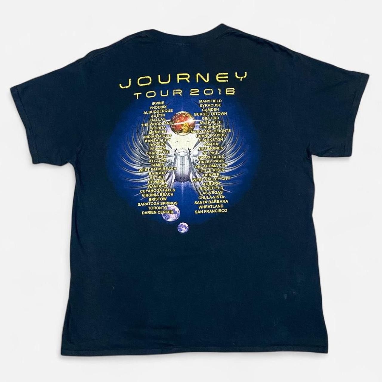 Gildan 2016 journey tour black tshirt Size US L / EU 52-54 / 3 - 4 Thumbnail
