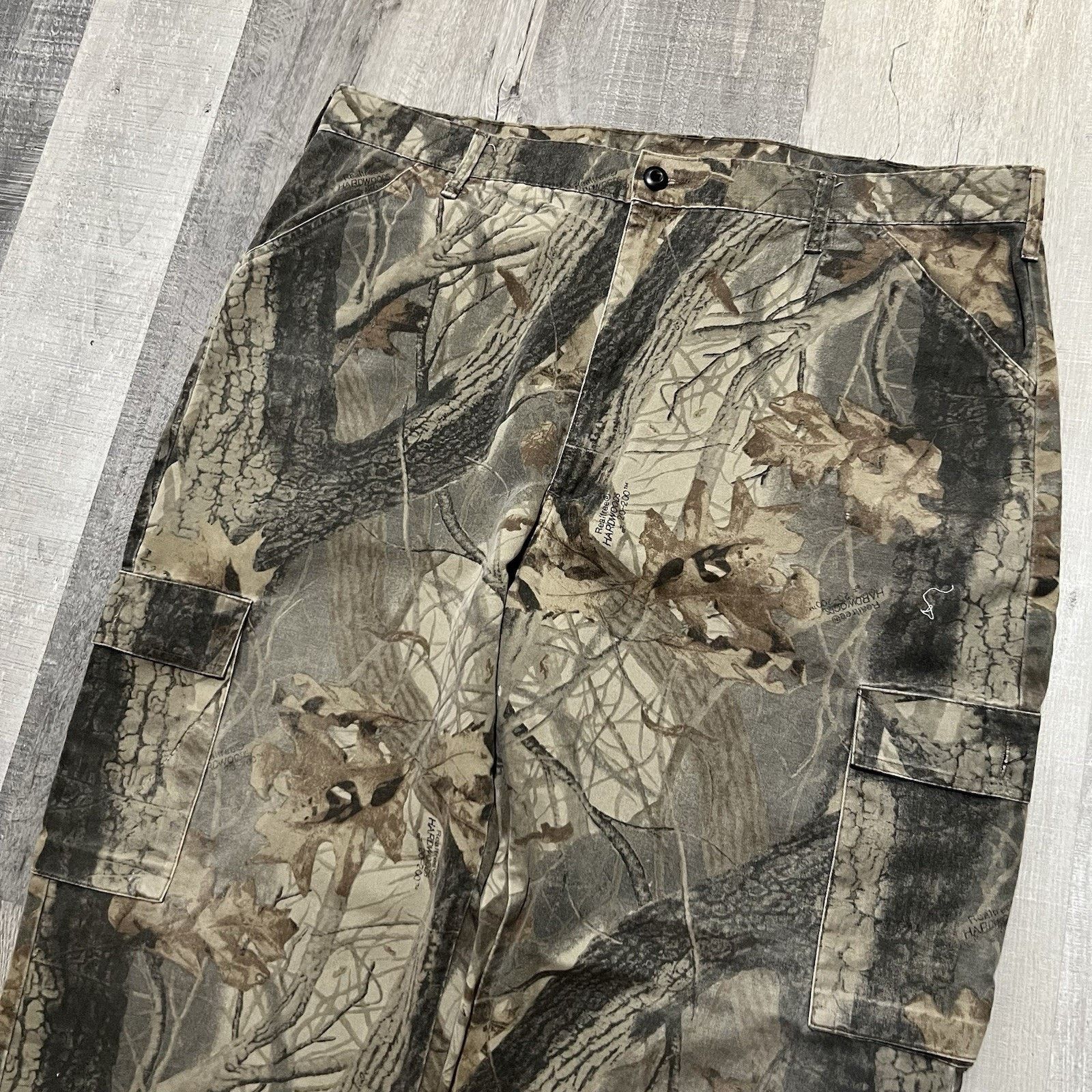 Realtree VTG Realtree Hardwoods Camouflage Pants Baggy Camo Grunge Size US 42 / EU 58 - 3 Thumbnail