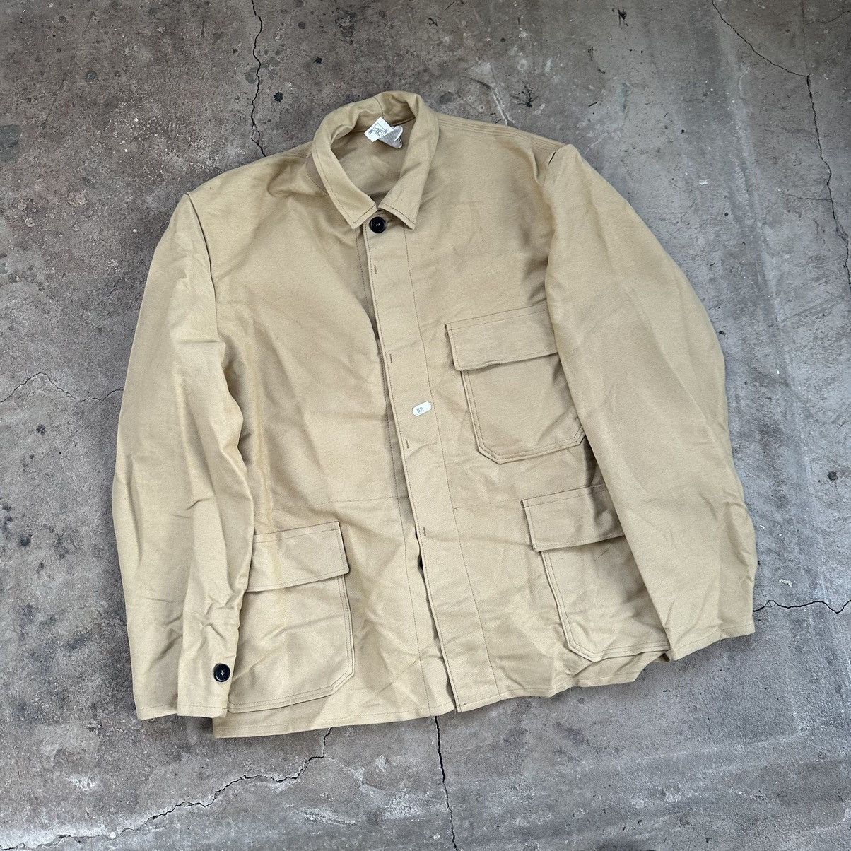 Le Laboureur French Workwear German Work Jacket Sanfor Coat Size US L / EU 52-54 / 3 - 2 Thumbnail