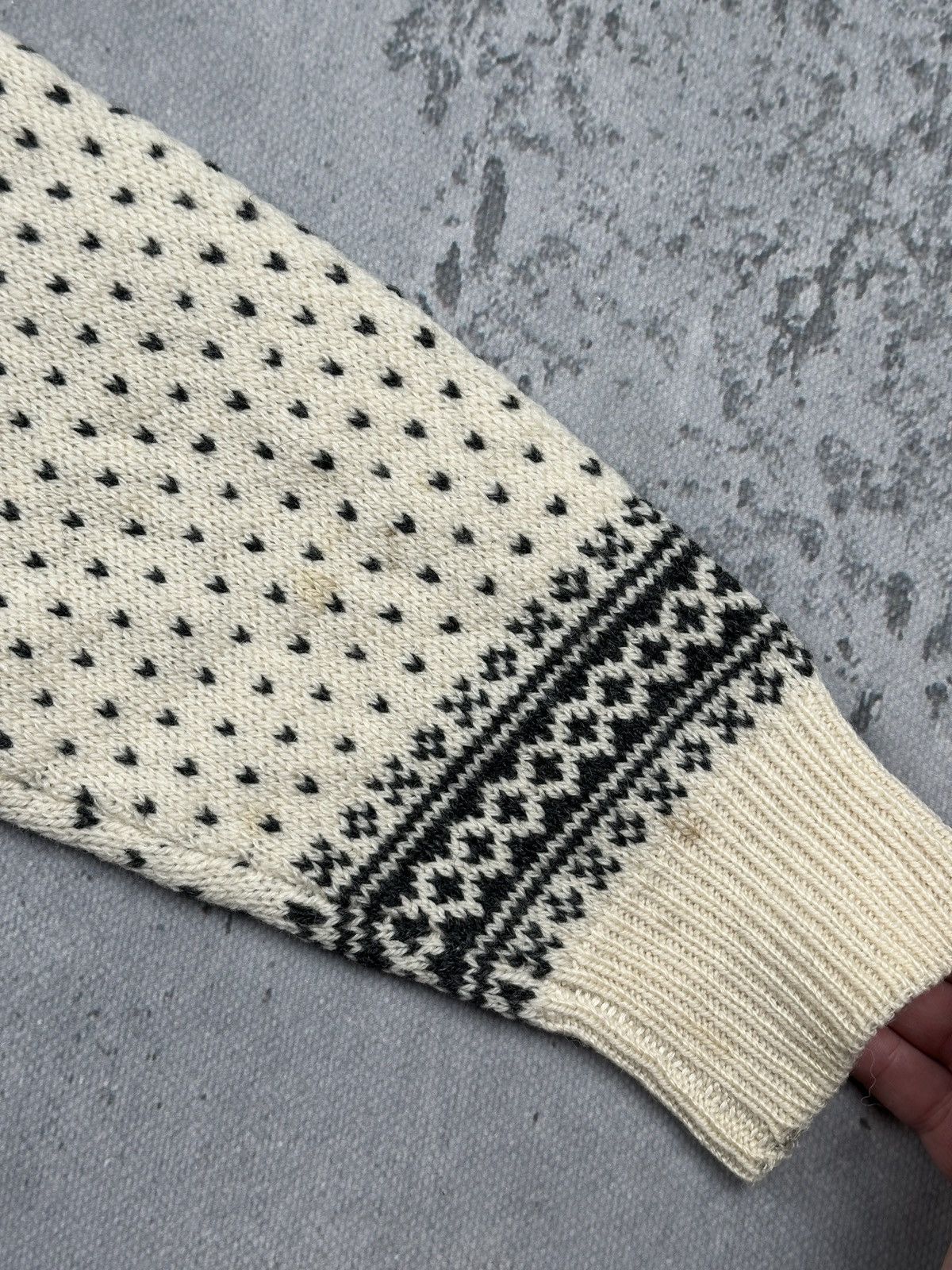 Norwool Norwool Norwegian Fair Isle Wool Half Zip Sweater Size US M / EU 48-50 / 2 - 6 Thumbnail
