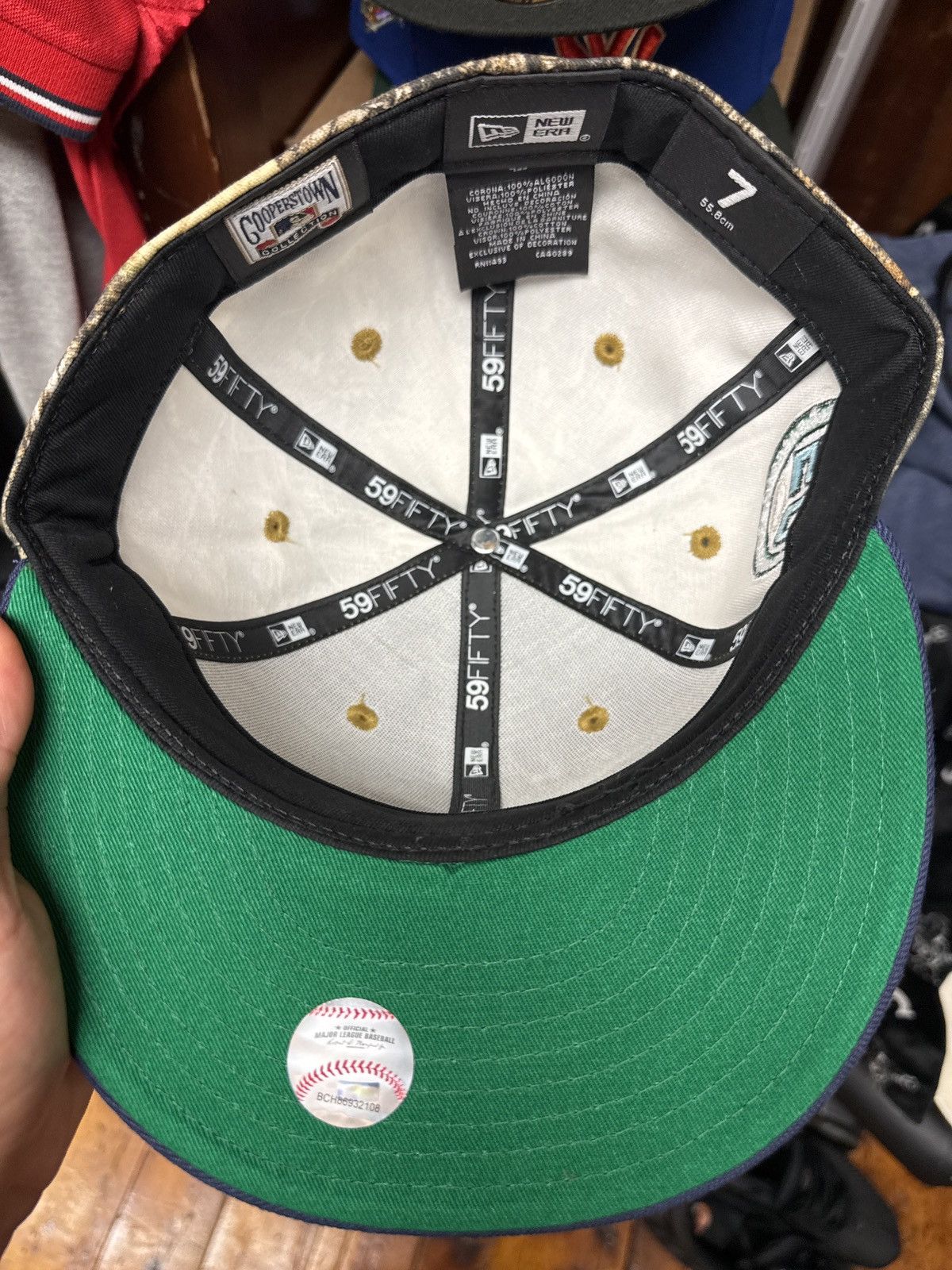 New Era Angels real tree fitted hat pro image Size ONE SIZE - 3 Thumbnail