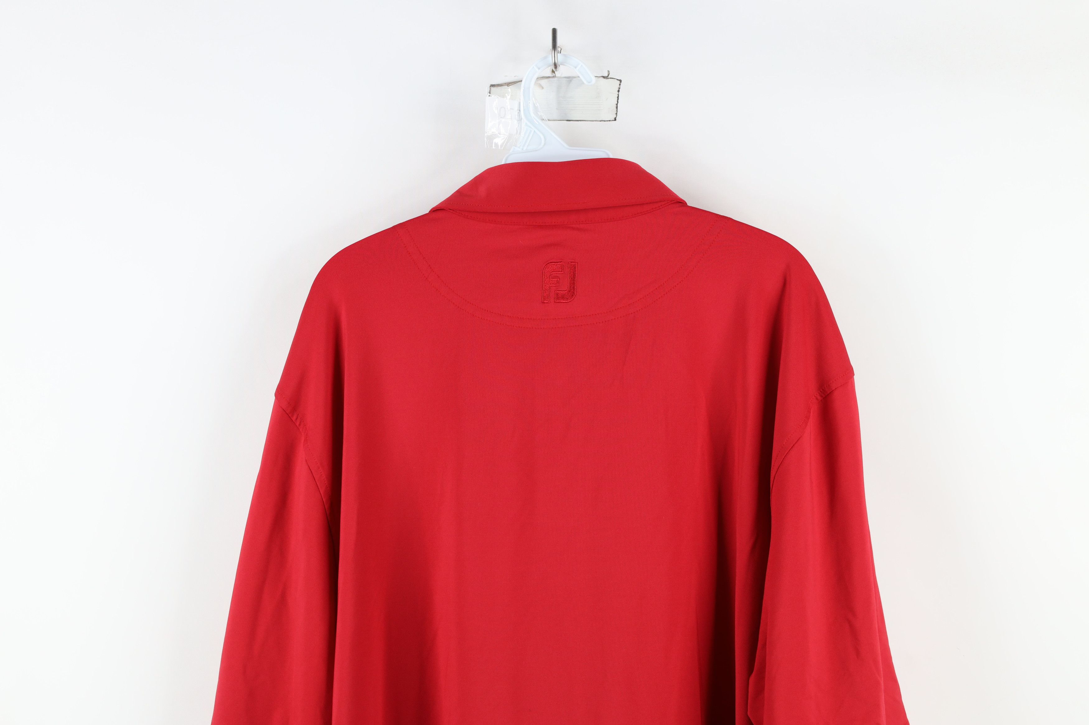 Footjoy × Vintage FootJoy Police Department Swat Golf Stretch Polo Shirt Red Size US XL / EU 56 / 4 - 11 Thumbnail