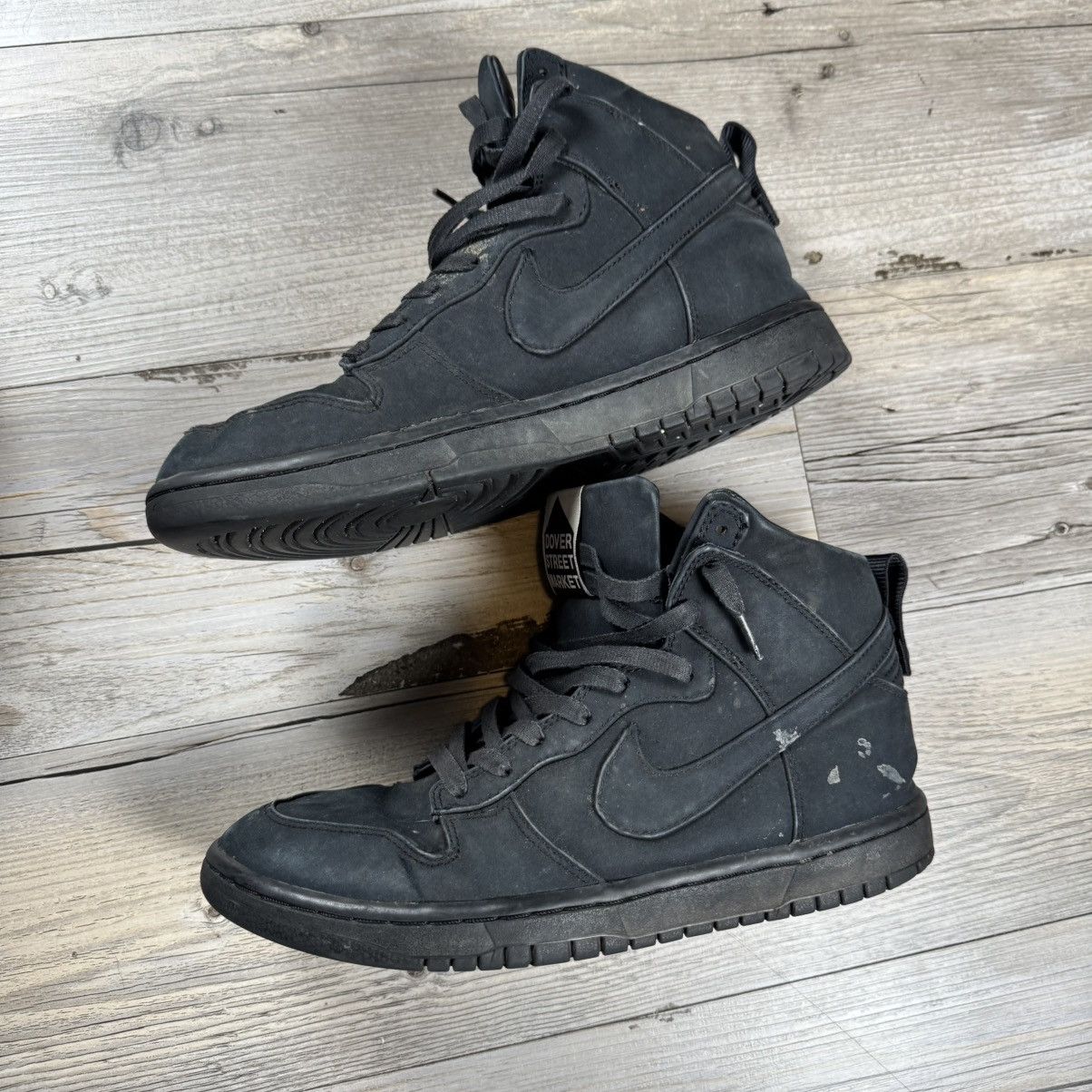Dover Street Market × Nike Rare Nike x Dover Street Market Black Dunk Highs Size US 8.5 / EU 41-42 - 3 Thumbnail