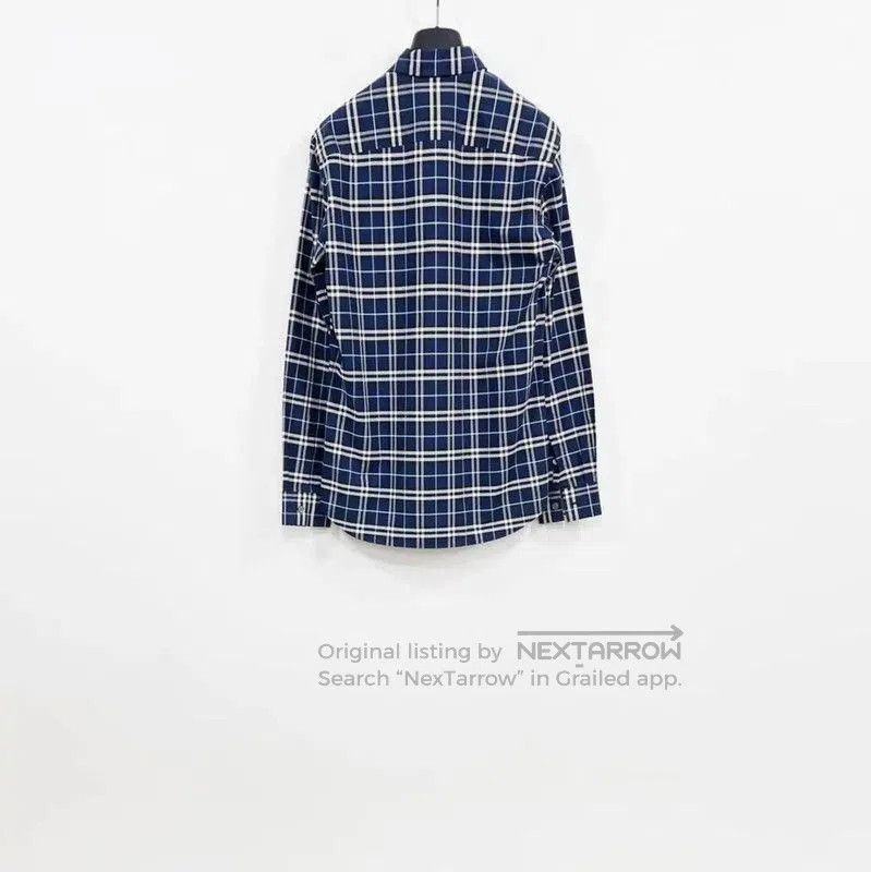Burberry Burberry Blue Plaid Long Sleeve Shirt for Men. Size US XL / EU 56 / 4 - 5 Thumbnail