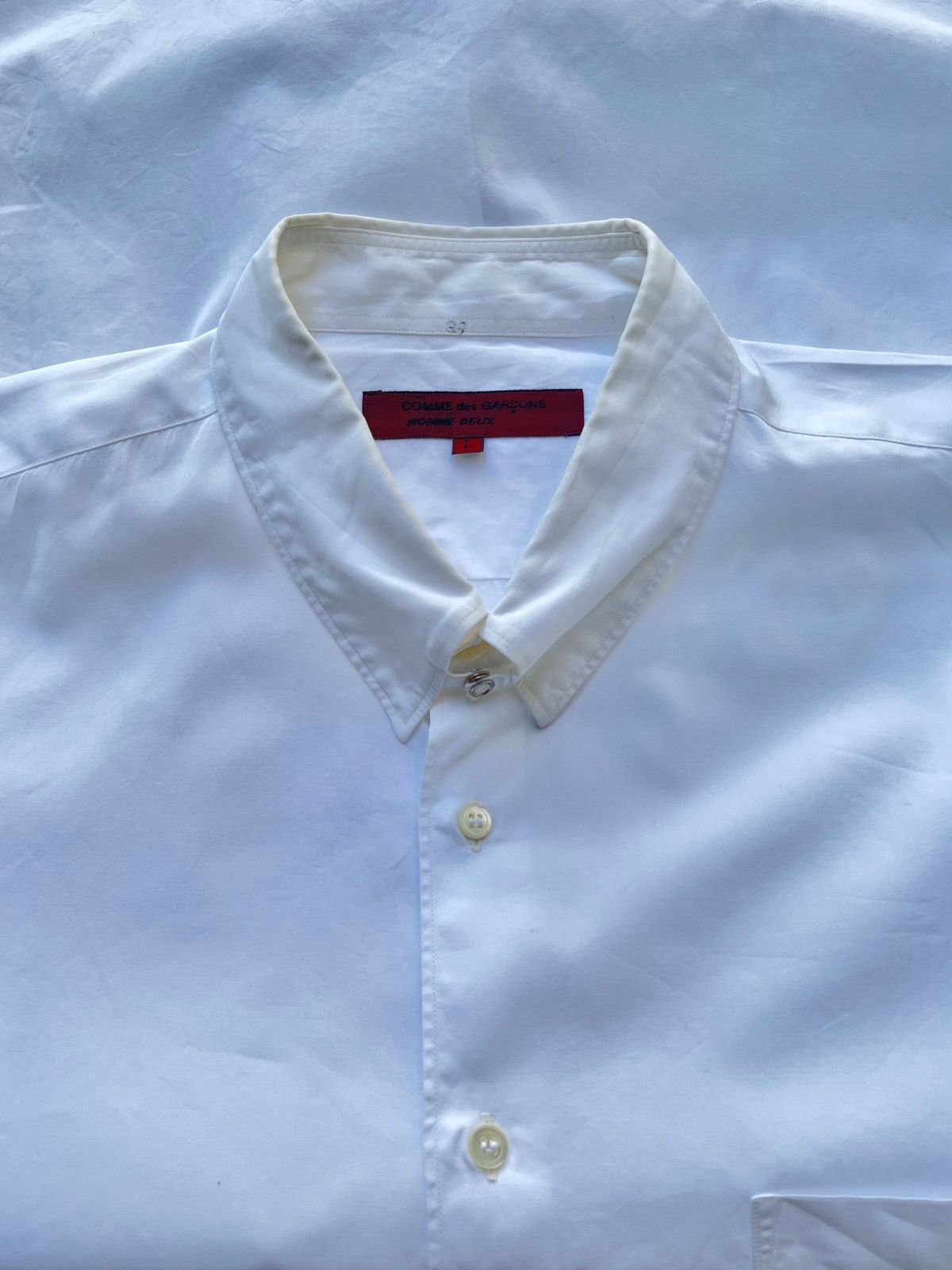 Comme des Garcons Homme Deux 1991 Comme Des Garcons Homme Deux Button Up Shirt Size US L / EU 52-54 / 3 - 2 Thumbnail