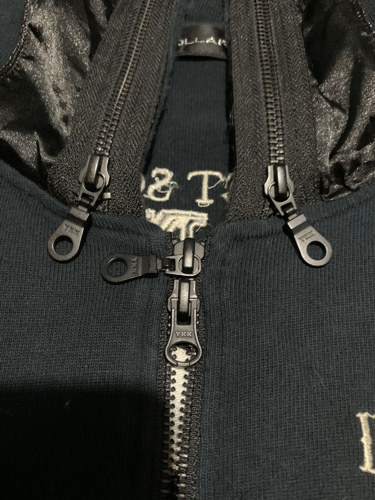 If Six Was Nine × Japanese Brand × Le Grande Bleu (L.G.B.) 1967 Collars hidden poem skull multi zip hoodie punk style Size US M / EU 48-50 / 2 - 18 Thumbnail
