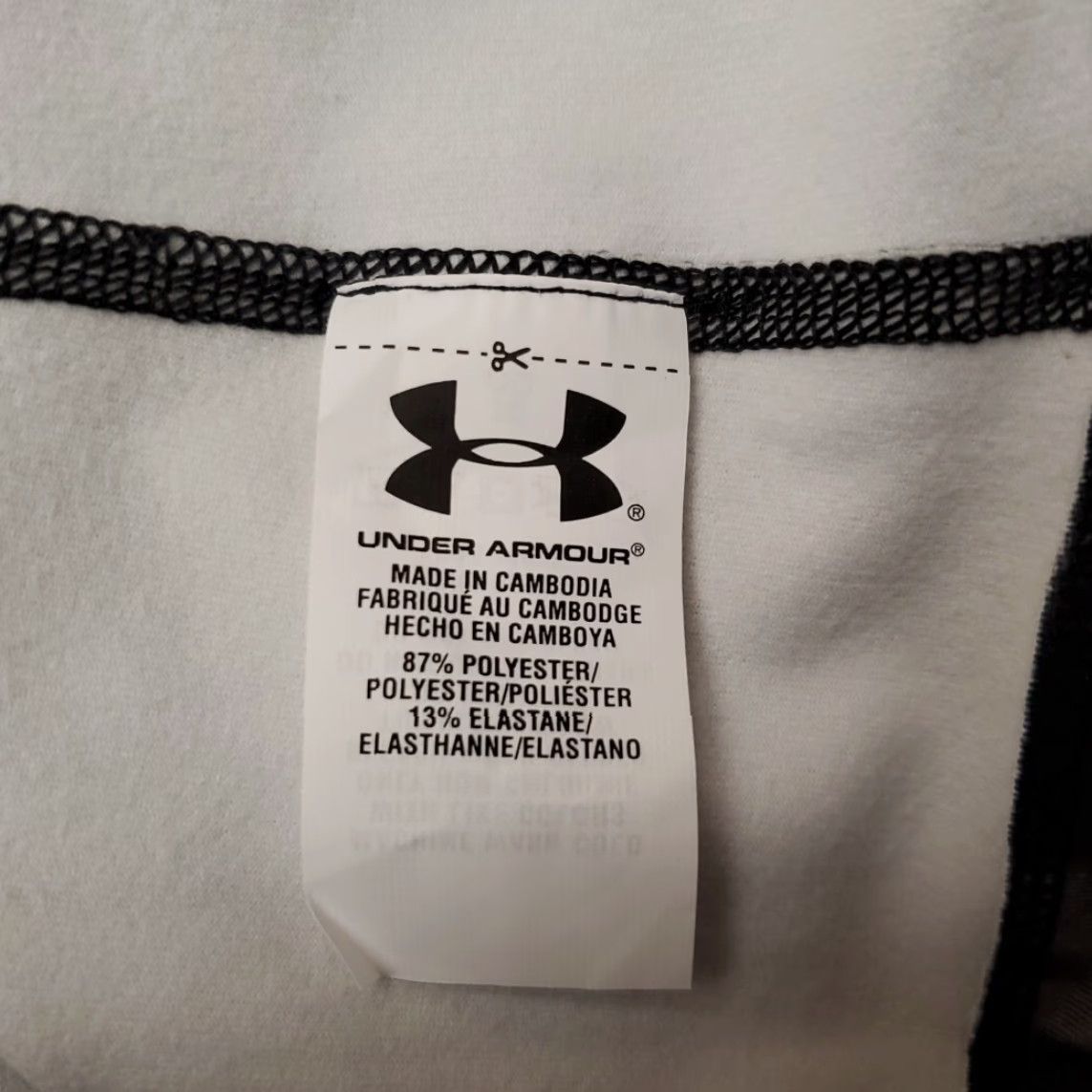 Under Armour VINTAGE Under Armour Pullover Womens L Fitted Gray Tie Dye Coldgear Performance Stretch Size L / US 10 / IT 46 - 5 Thumbnail