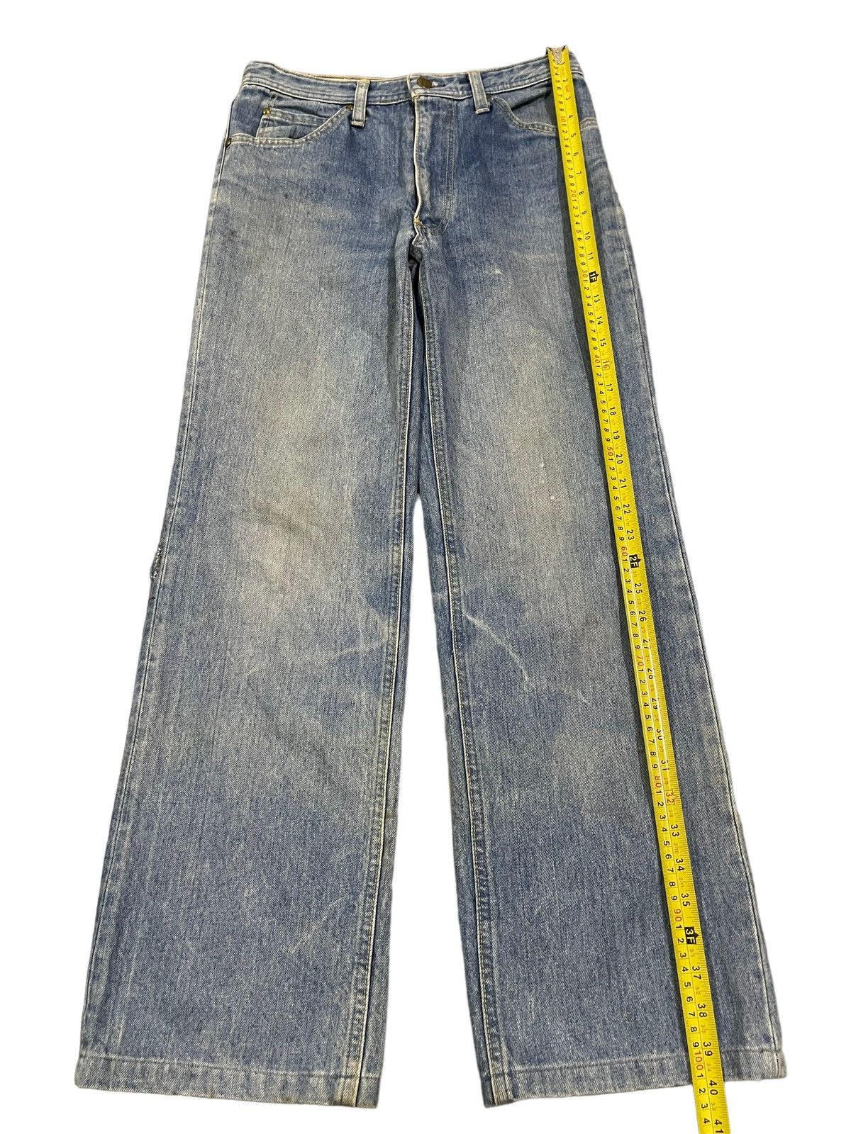 14th Addiction Vintage Japanese Brand Blue Wash Style Baggy Jeans Size US 29 - 11 Thumbnail