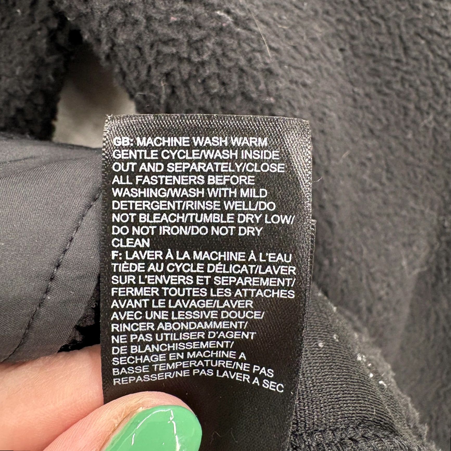 The North Face The North Face Fleece Jacket Womens S Black Full Zip Pockets Warm Sherpa Jacket Size S / US 4 / IT 40 - 7 Thumbnail