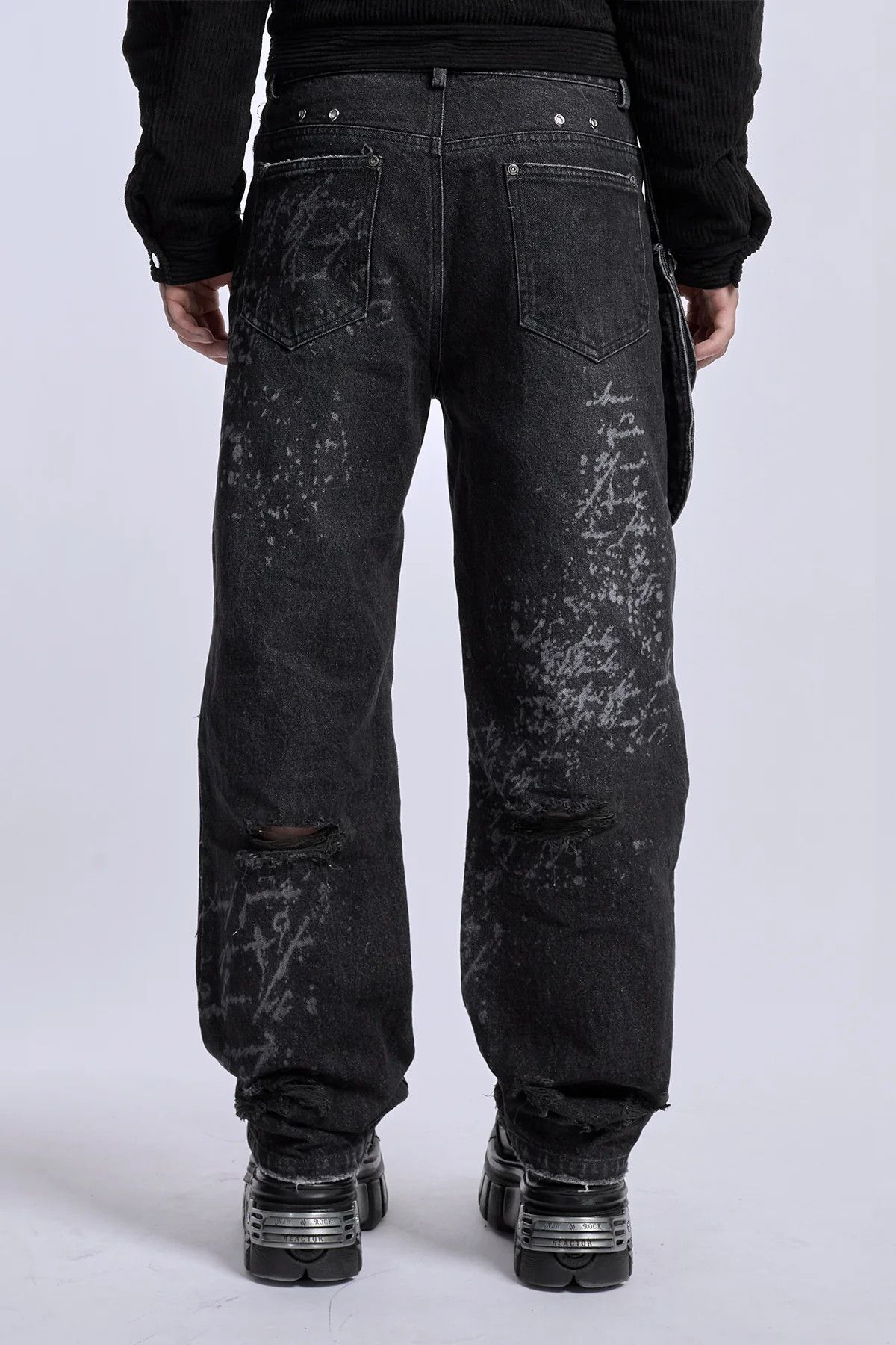 Insomnia Visuals Scripture Bag Denim Pants Size US 30 / EU 46 - 2 Thumbnail