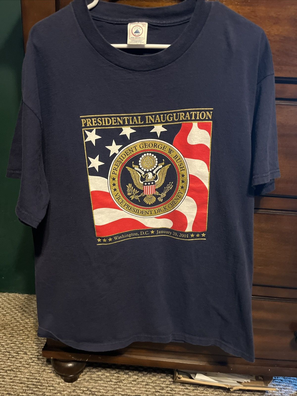 Other Vintage George Bush Presidential Inauguration Shirt Size US XL / EU 56 / 4 - 5 Thumbnail