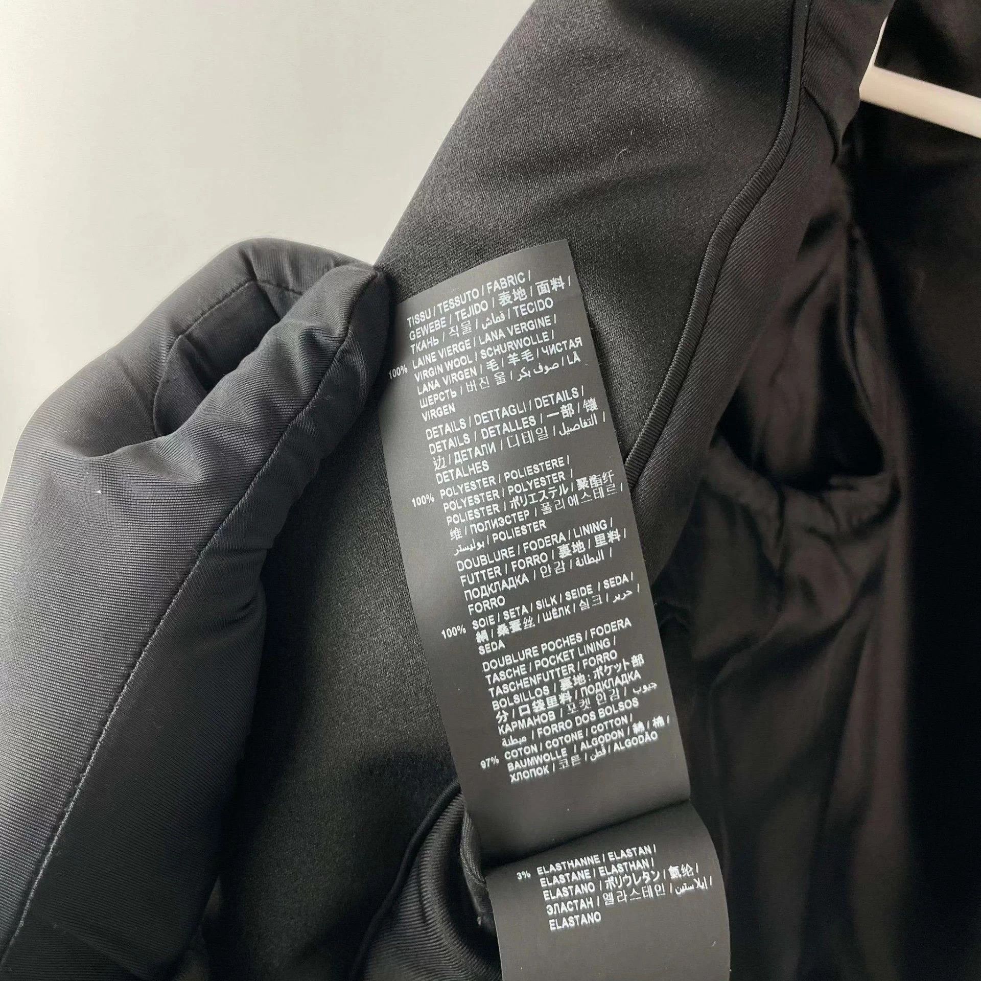 Saint Laurent Paris YSL Wool Smoking Blazer EU 36 Black Size XS / US 0-2 / IT 36-38 - 6 Thumbnail