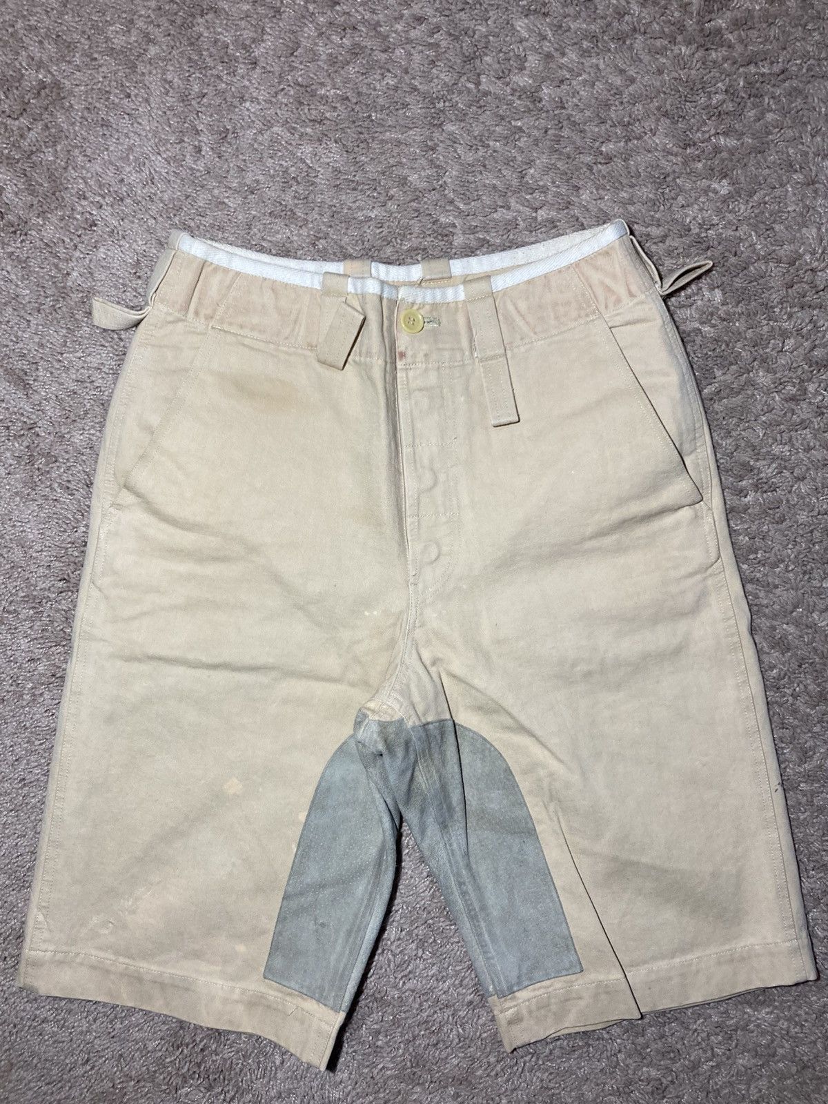 General Research 1996 General Research Hybrid Suede Khaki Shorts 90s GR Size US 30 / EU 46 - 1 Thumbnail