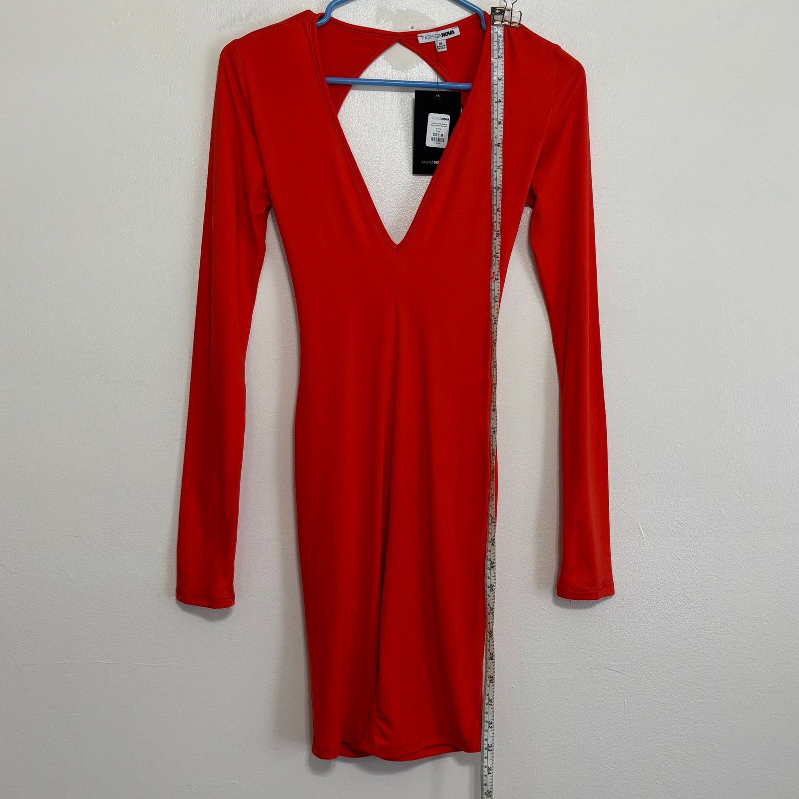 Other Fashion Nova Orange Long Sleeve Romper Size Medium NWT Size M / US 6-8 / IT 42-44 - 3 Thumbnail