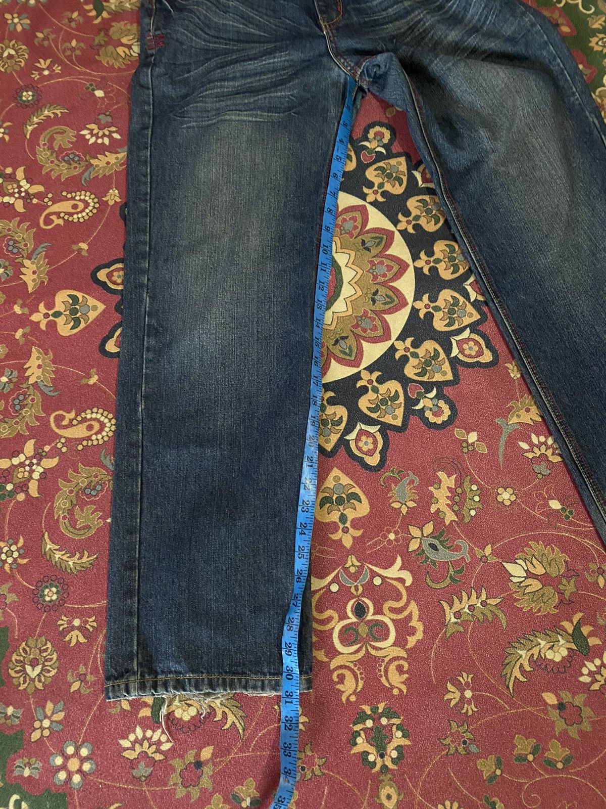 Akademiks Vintage Akademics ‘AKDMKS’ Distressed Jeans Size 32 Size US 32 / EU 48 - 18 Thumbnail