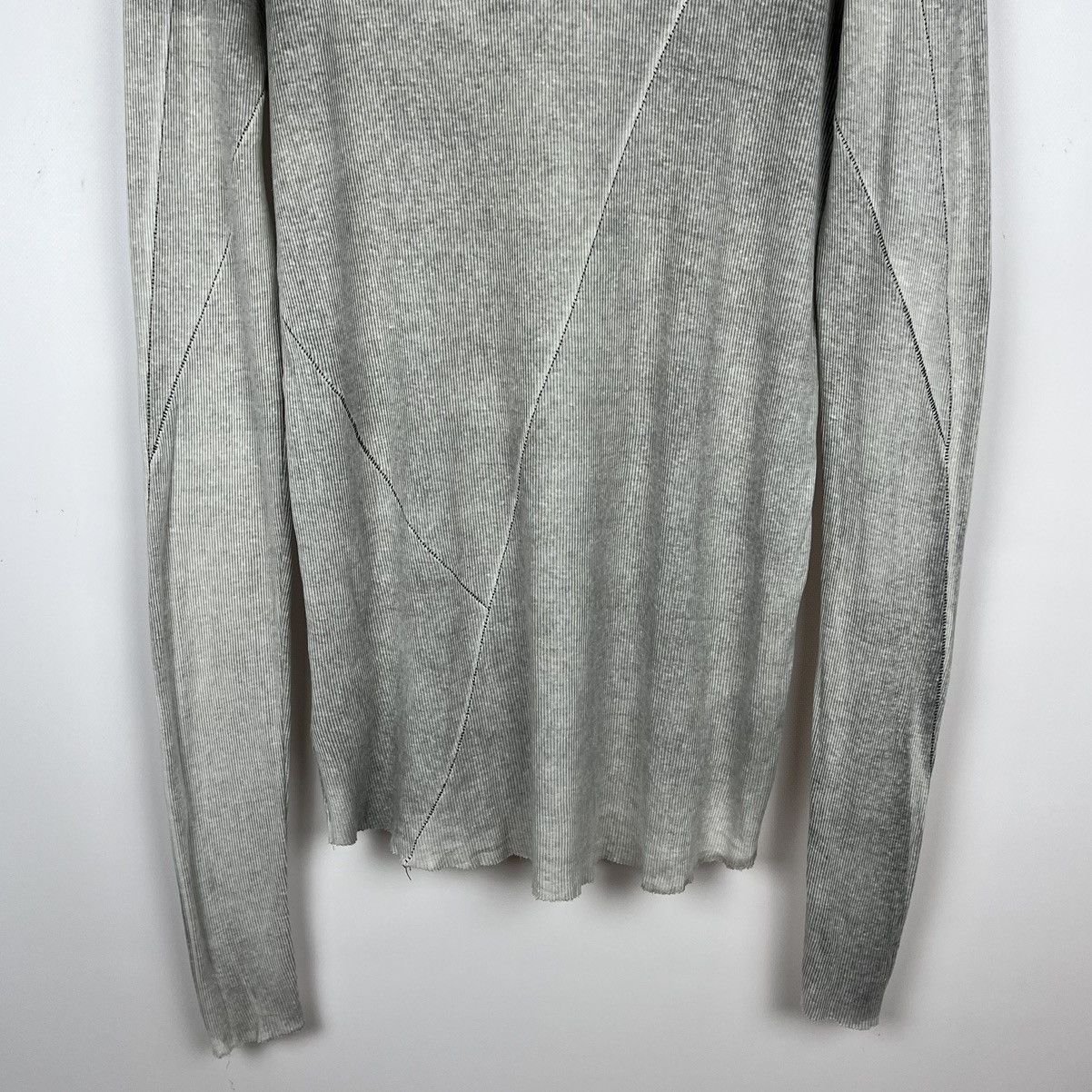 Thom Krom Thom Krom dirty grey Avant-Garde Longsleeve Size US M / EU 48-50 / 2 - 13 Thumbnail