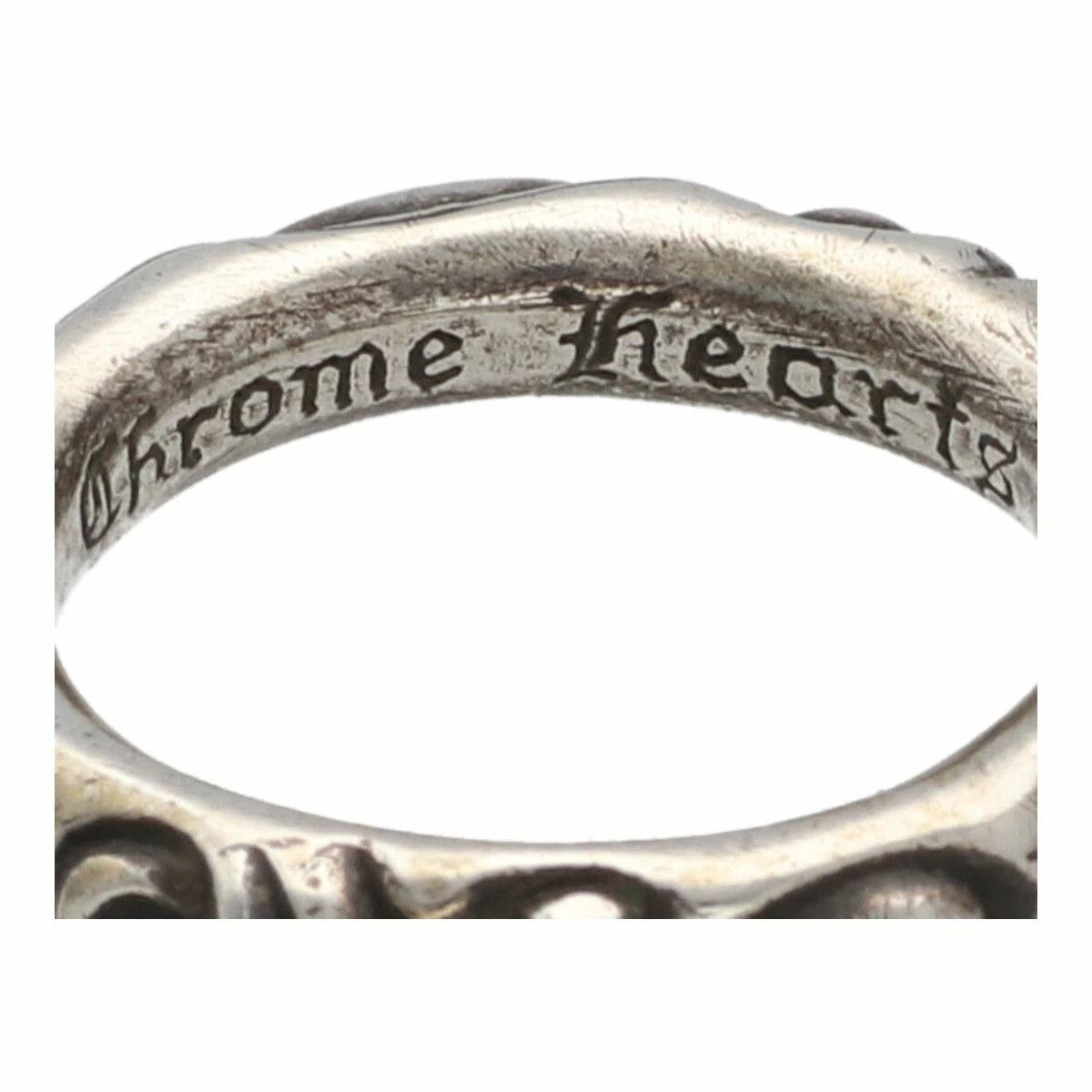 Chrome Hearts RARE SIZE! 10 CHROME HEARTS SCROLL BAND RING silver Size ONE SIZE - 6 Thumbnail