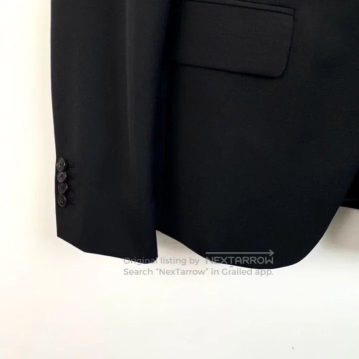 Valentino Valentino Black lapel long-sleeved blazer Size 46S - 4 Thumbnail