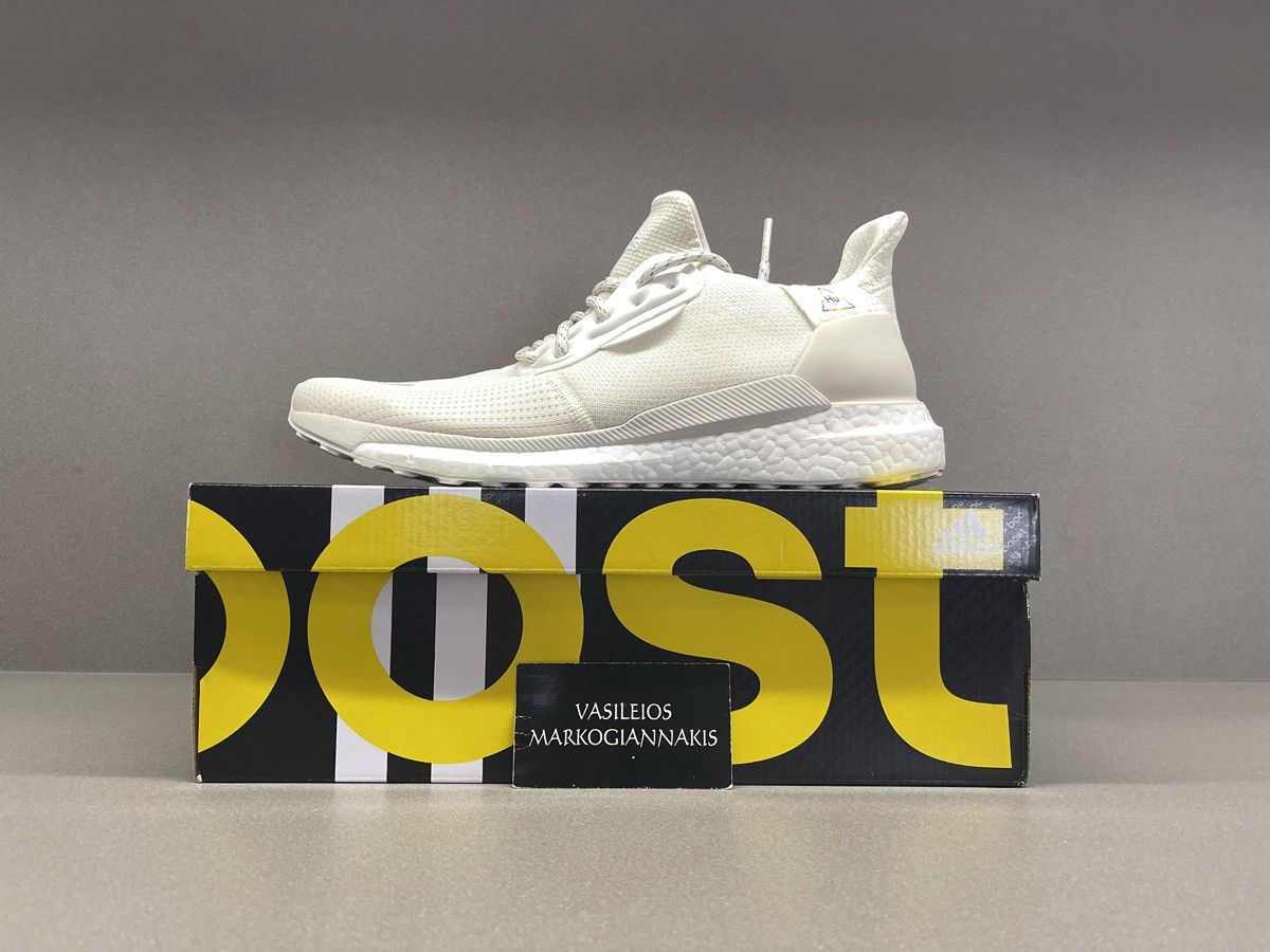Adidas × Pharrell Adidas Solar Hu Pharrell Greyscale Pack Off White Size US 10 / EU 43 - 1 Thumbnail