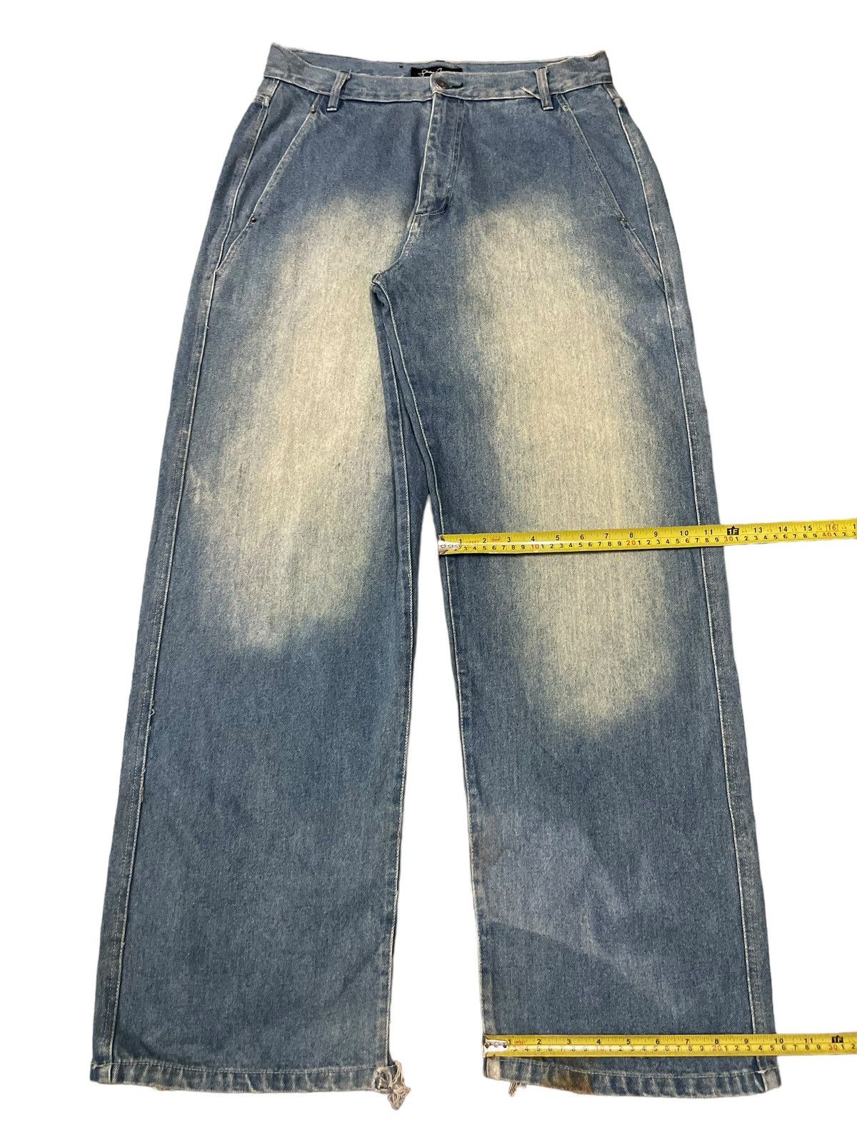 Sean John Vintage Y2K Sean John Distressed Mud Wash Baggy Barrel Jeans Size US 34 / EU 50 - 24 Thumbnail