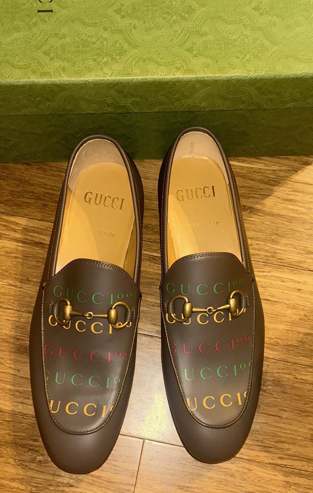 Gucci Gucci Horsebit Logo Loafer Leather Upper and Sole Moccasin Size US 8.5 / EU 41-42 - 5 Thumbnail