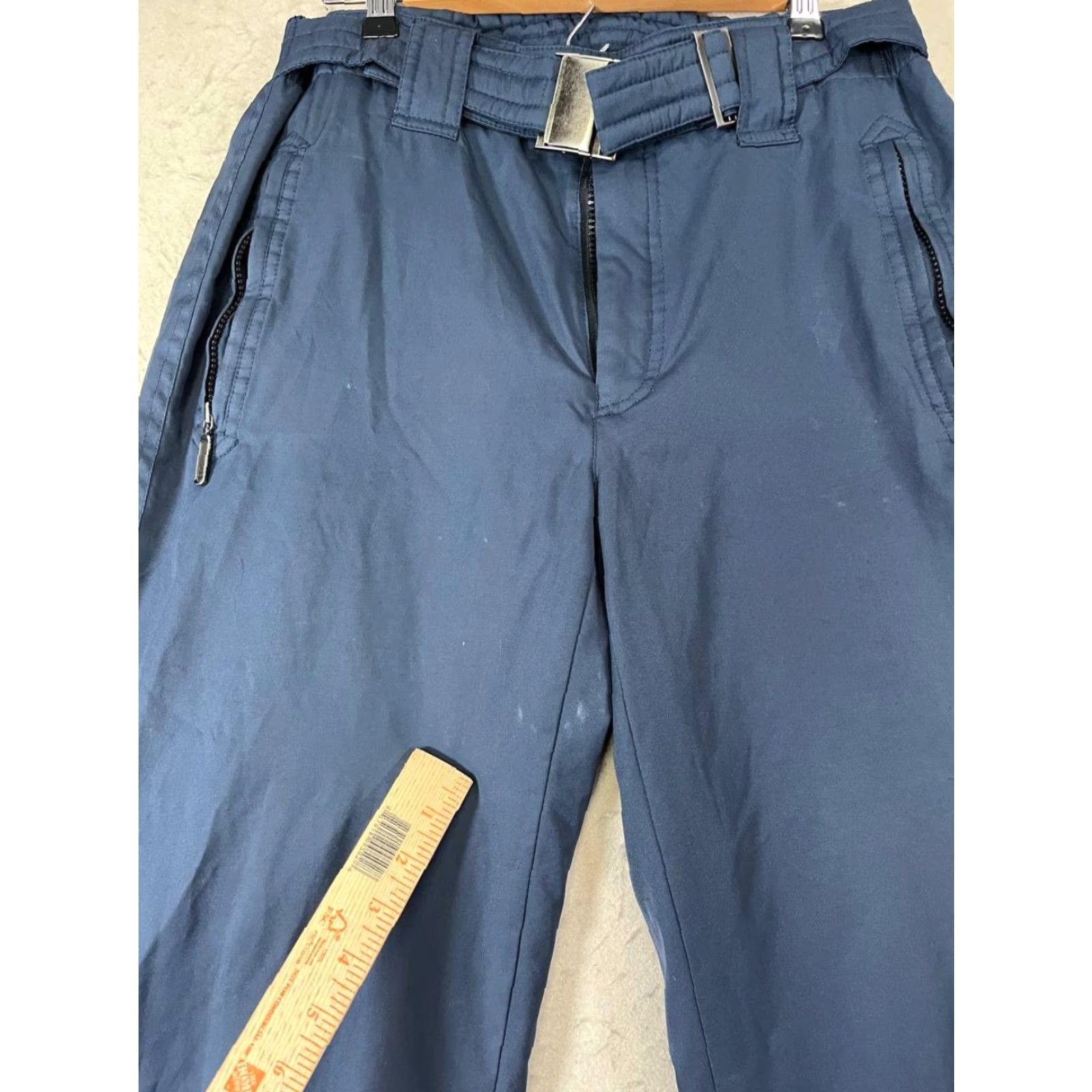 Vintage VINTAGE Kaelin Pants Ski Snow Winter 90s Blue M Insulated Pockets Elastic Waist 31in Inseam Mens Size US 31 - 6 Thumbnail