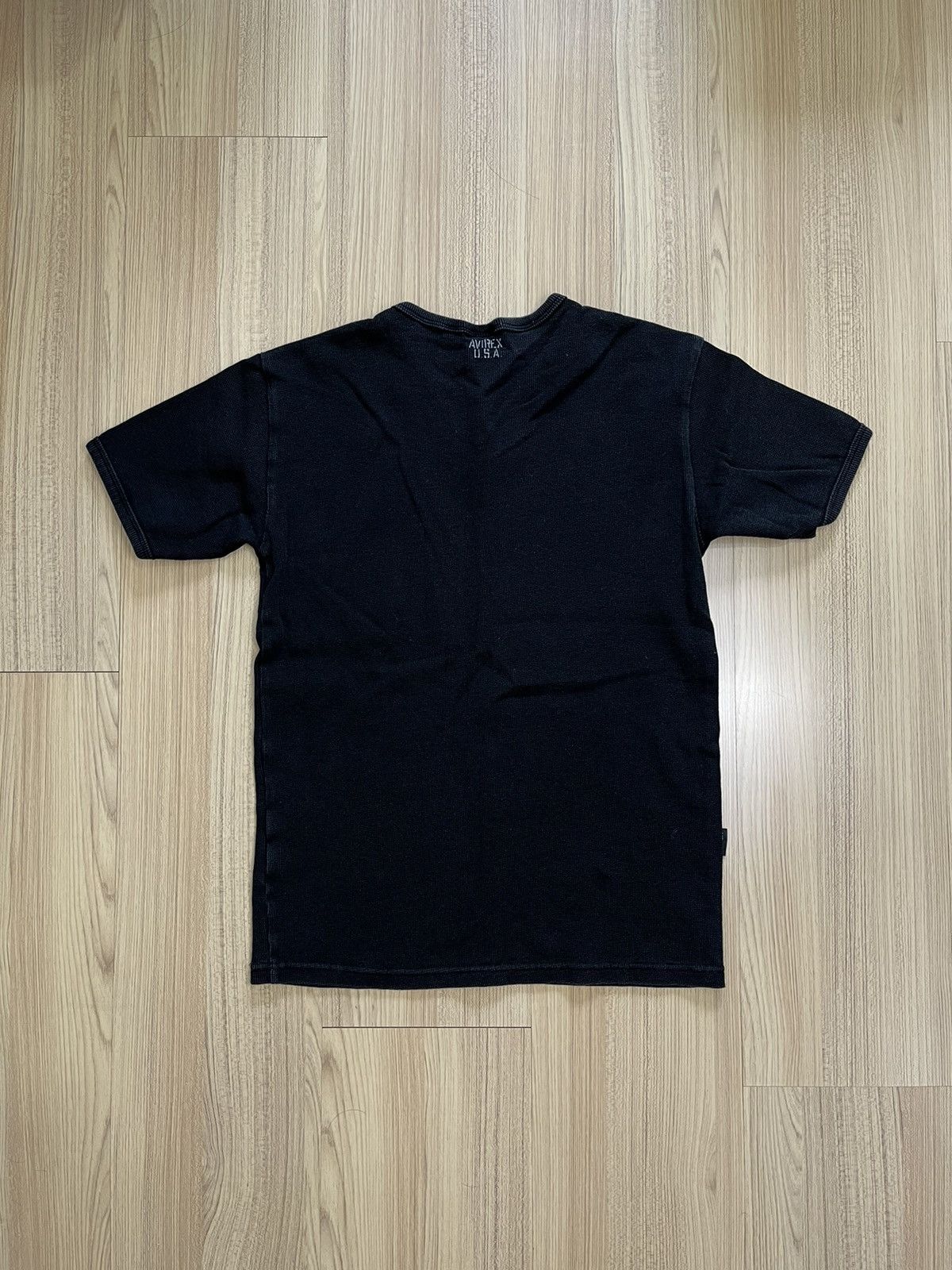 Avirex × Designer × Vintage AVIREX Knitted V Neck Tee Size XS / US 0-2 / IT 36-38 - 2 Thumbnail