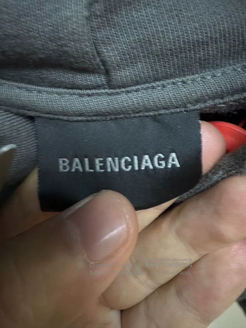 Balenciaga Balenciaga Grey Cracked Coca-Cola Hoodie Size US XS / EU 42 / 0 - 3 Thumbnail