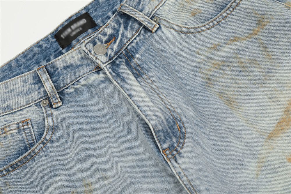 Japanese Brand × Jean Punk men's distressed washed straight-leg ripped jeans Size US 32 / EU 48 - 5 Thumbnail