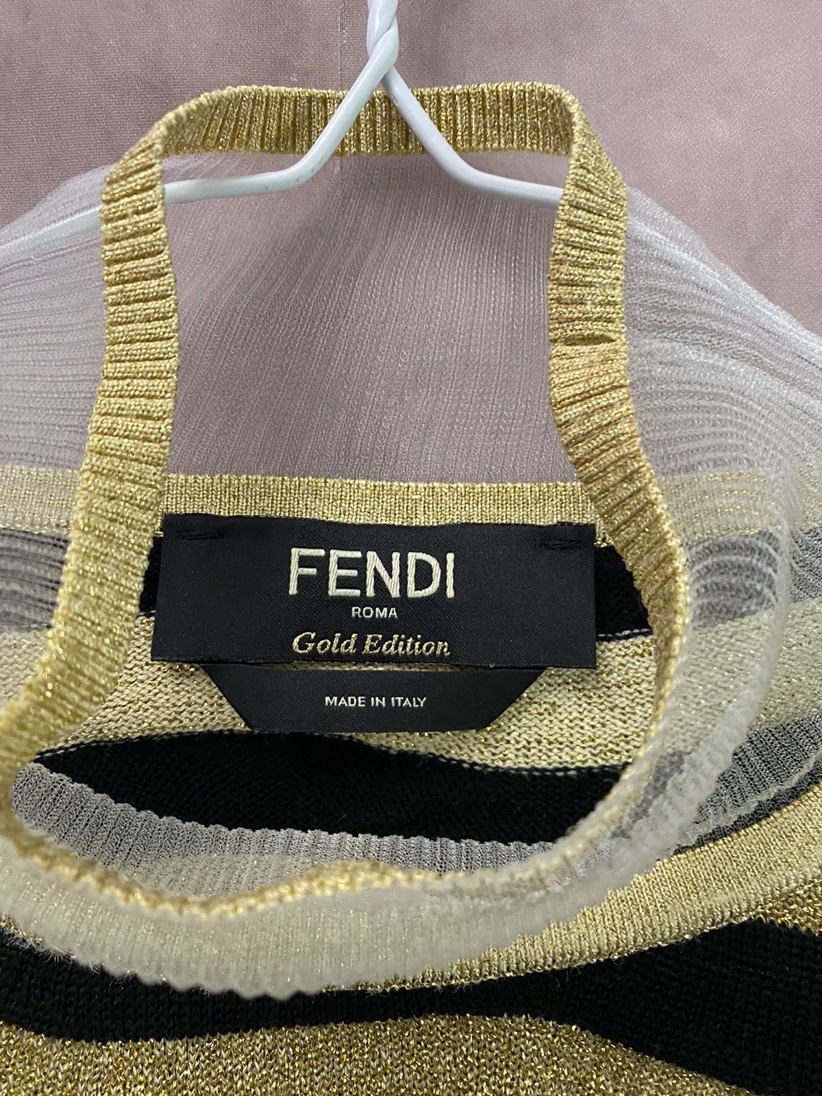 Fendi Fendi Gold Edition Sweater Luxury Size M / US 6-8 / IT 42-44 - 2 Thumbnail