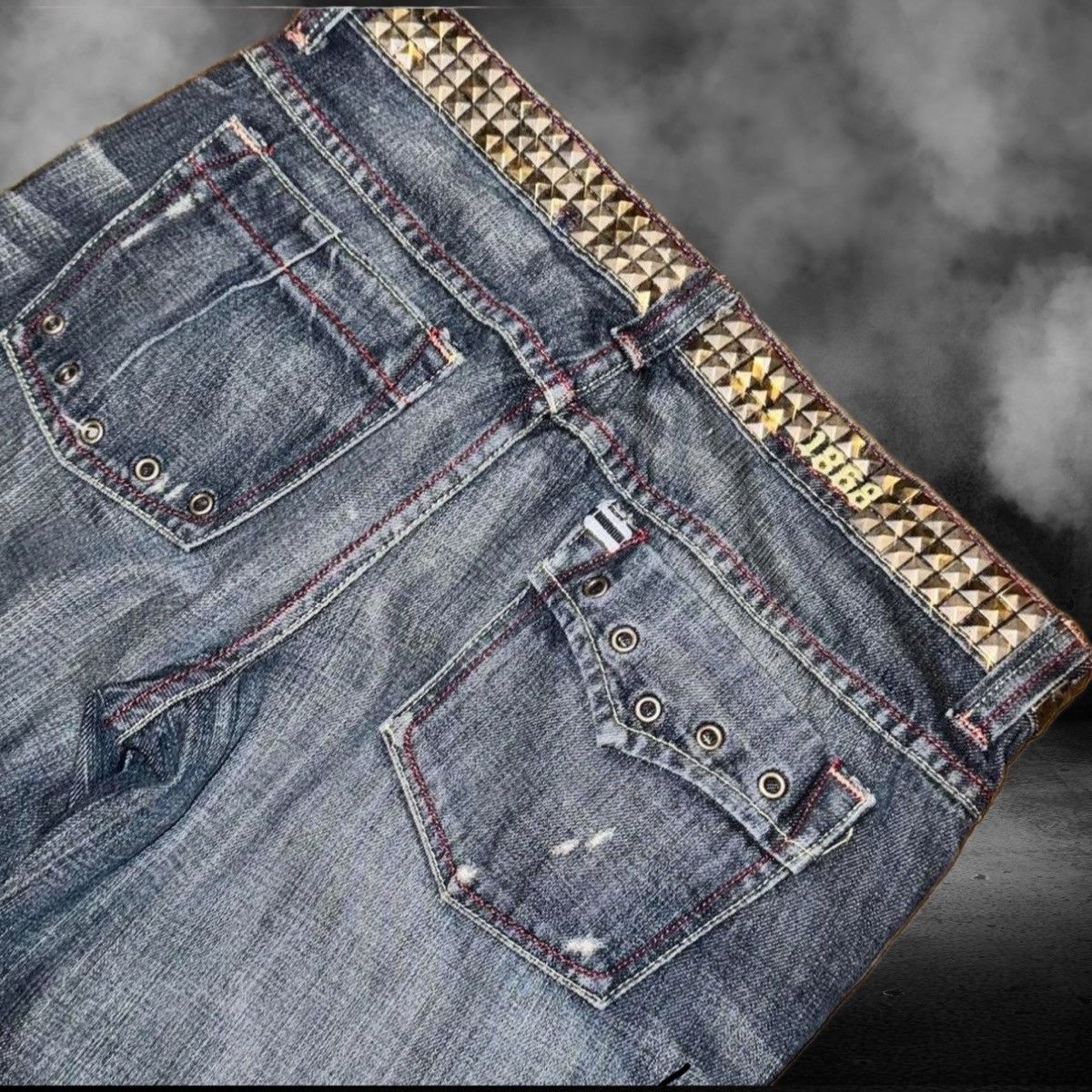 Studded Archive Japanese denim