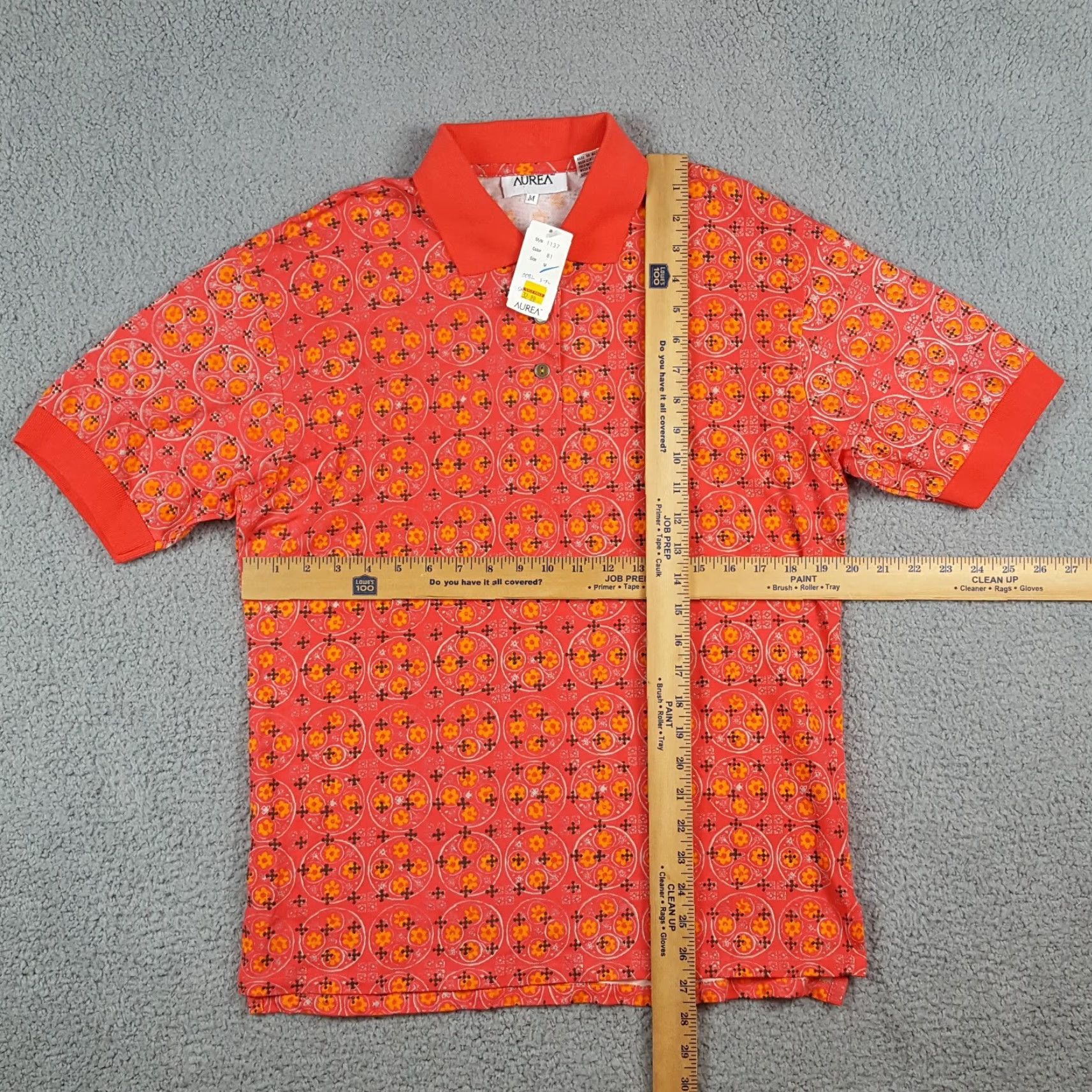Vintage Vintage 90s Geometric Women's Medium Preppy Collared Golf Polo Shirt Pullover Size M / US 6-8 / IT 42-44 - 7 Thumbnail